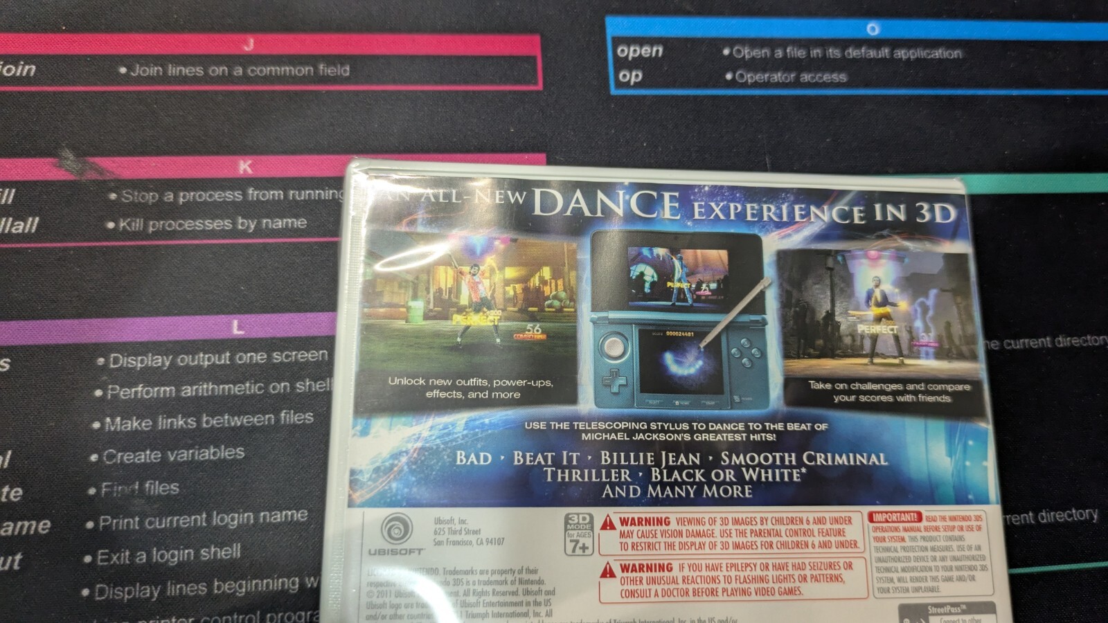 Michael Jackson: The Experience 3D (Nintendo 3DS, 2011)
