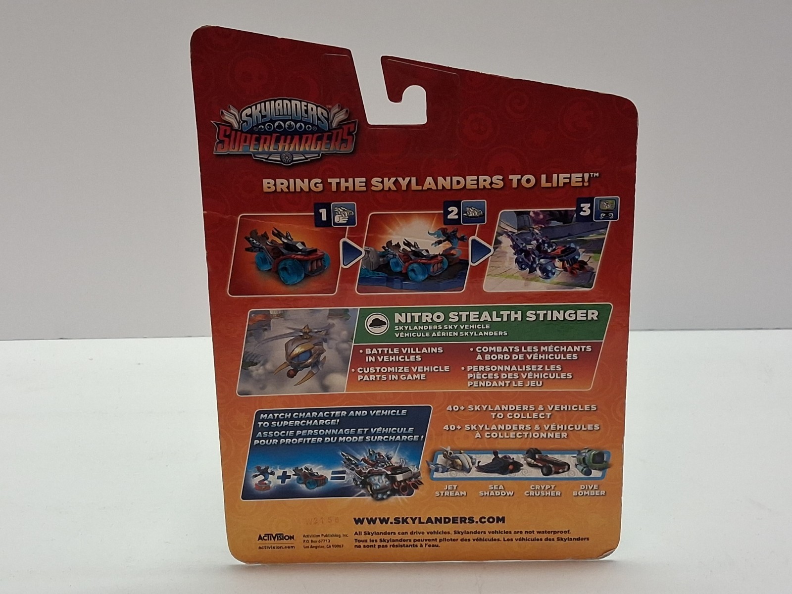 Vintage Activision Skylanders Superchargers Nitro Stealth Stinger Toy OnlyTarget