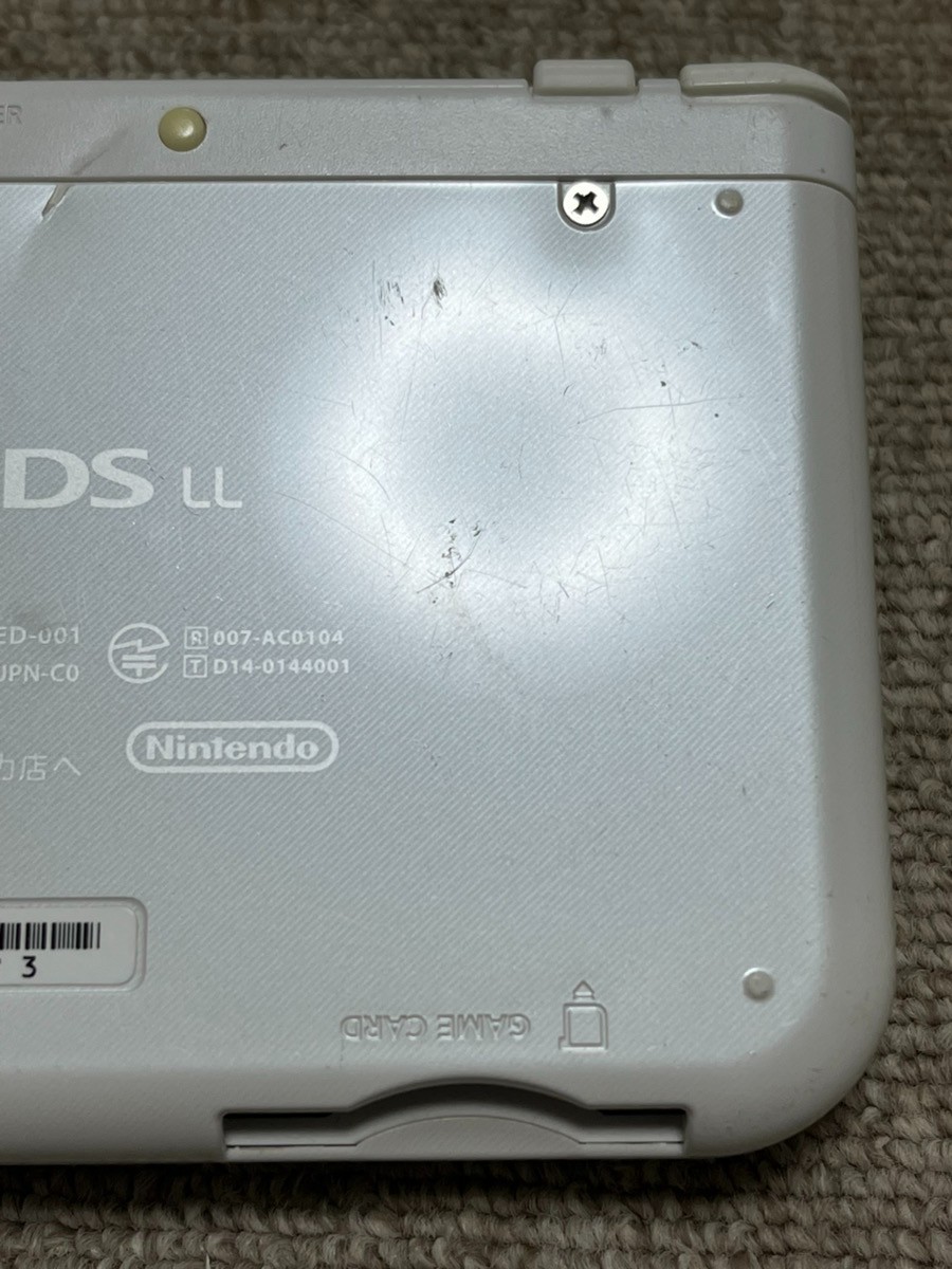 New 3DS LL XL Pearl White Japan Nintendo Console region Japanese B961