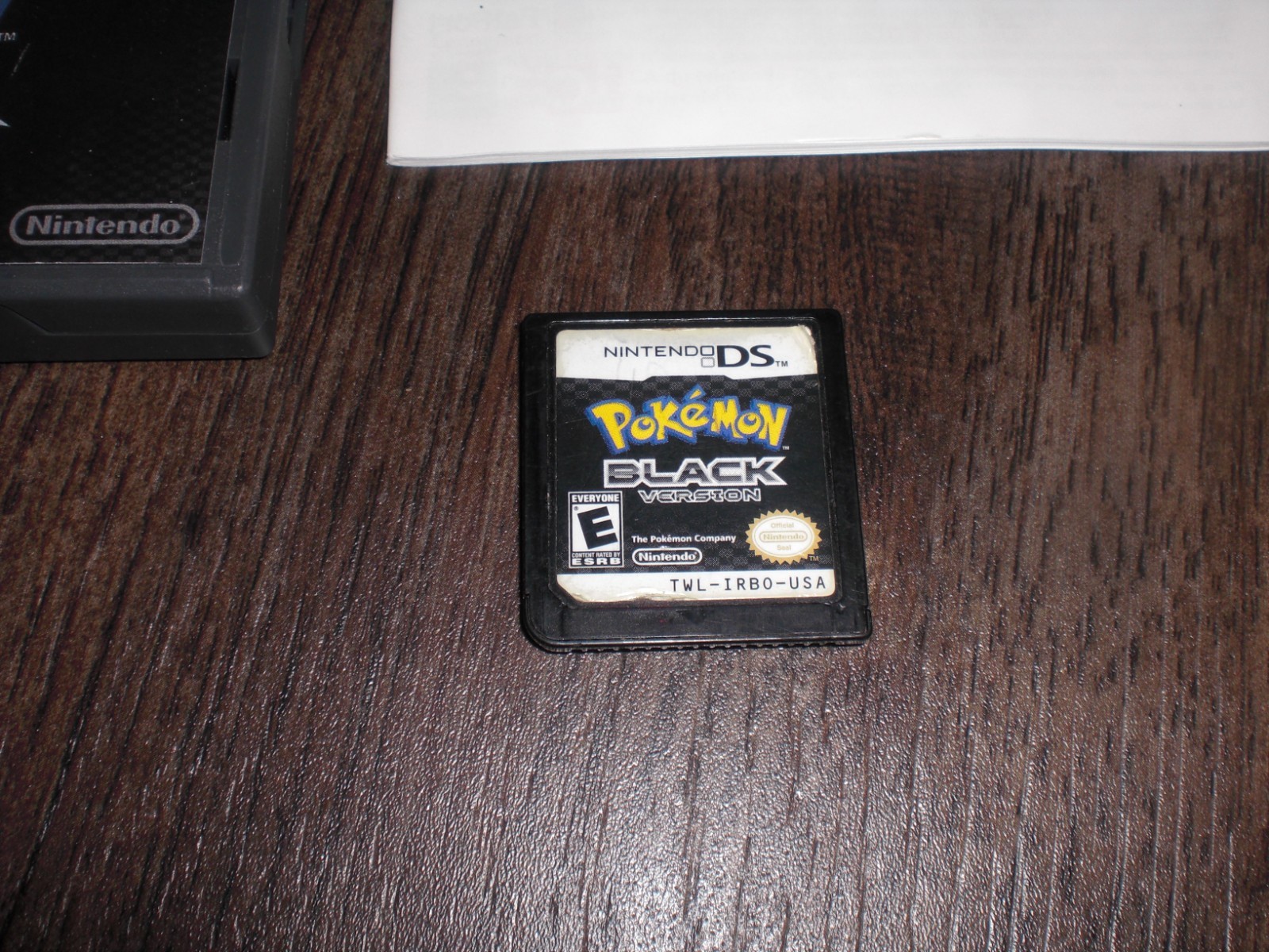 Pokemon Black Version 1 AUTHENTIC GENUINE Nintendo DS 3DS 2DS XL Missing Manual