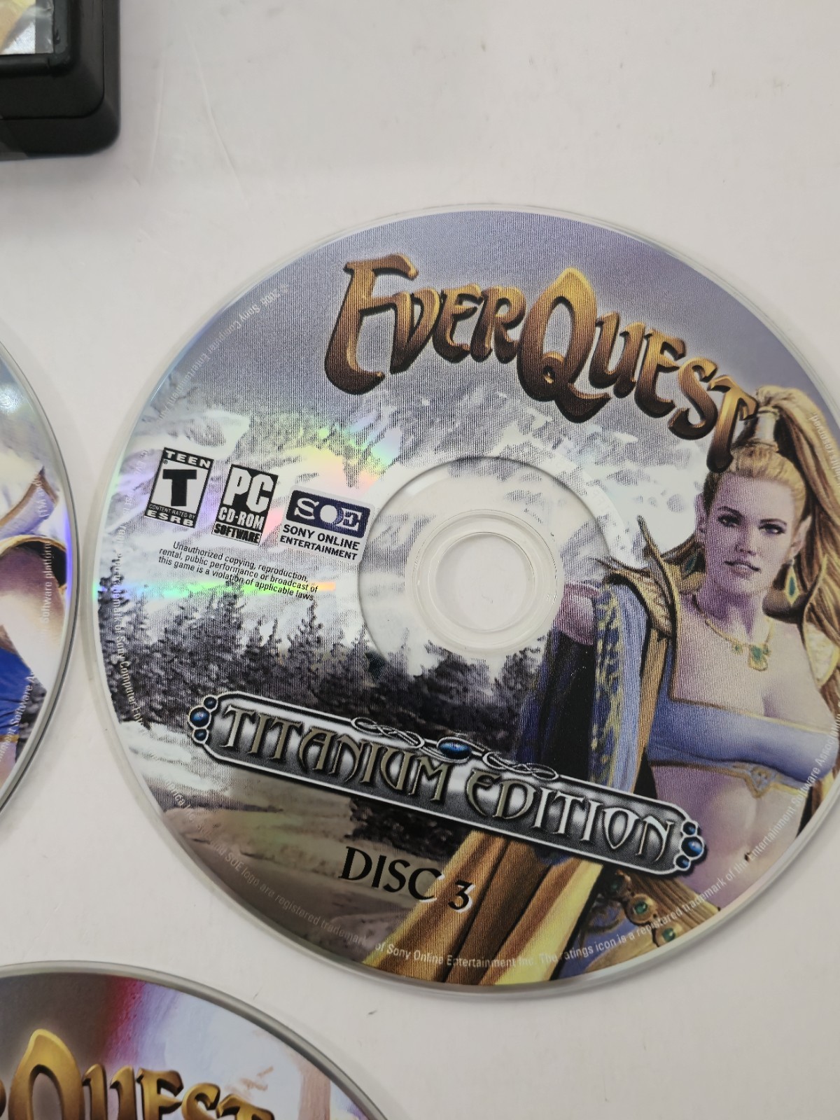 EverQuest Titanium Edition PC Windows 2006 5 Disc All Expansions Game MMORPG