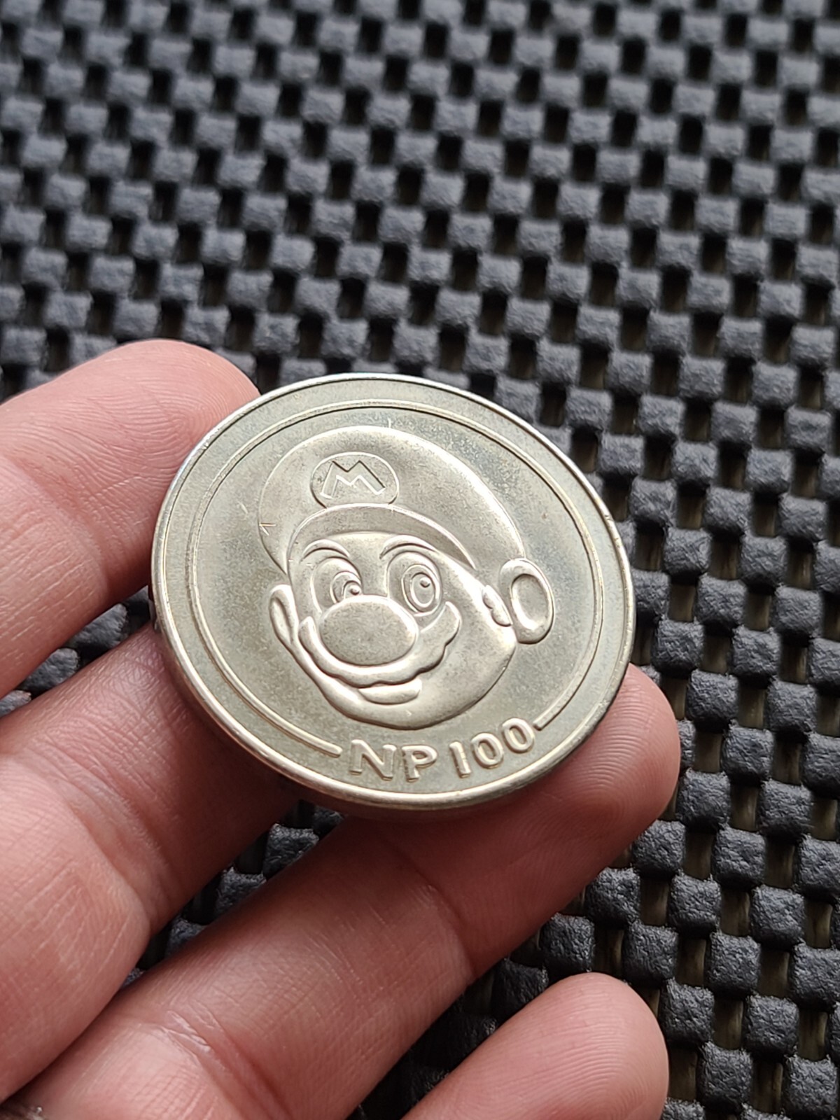 Nintendo Employee Power 100 PROTOTYPE Mario Coin Medal Rare Promo N64 SNES GBA