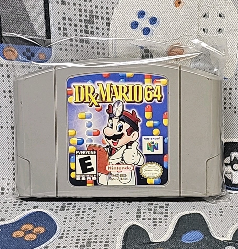 Dr. Mario 64 (Nintendo 64, 2001) CLEANED & TESTED CARTRIDGE ONLY