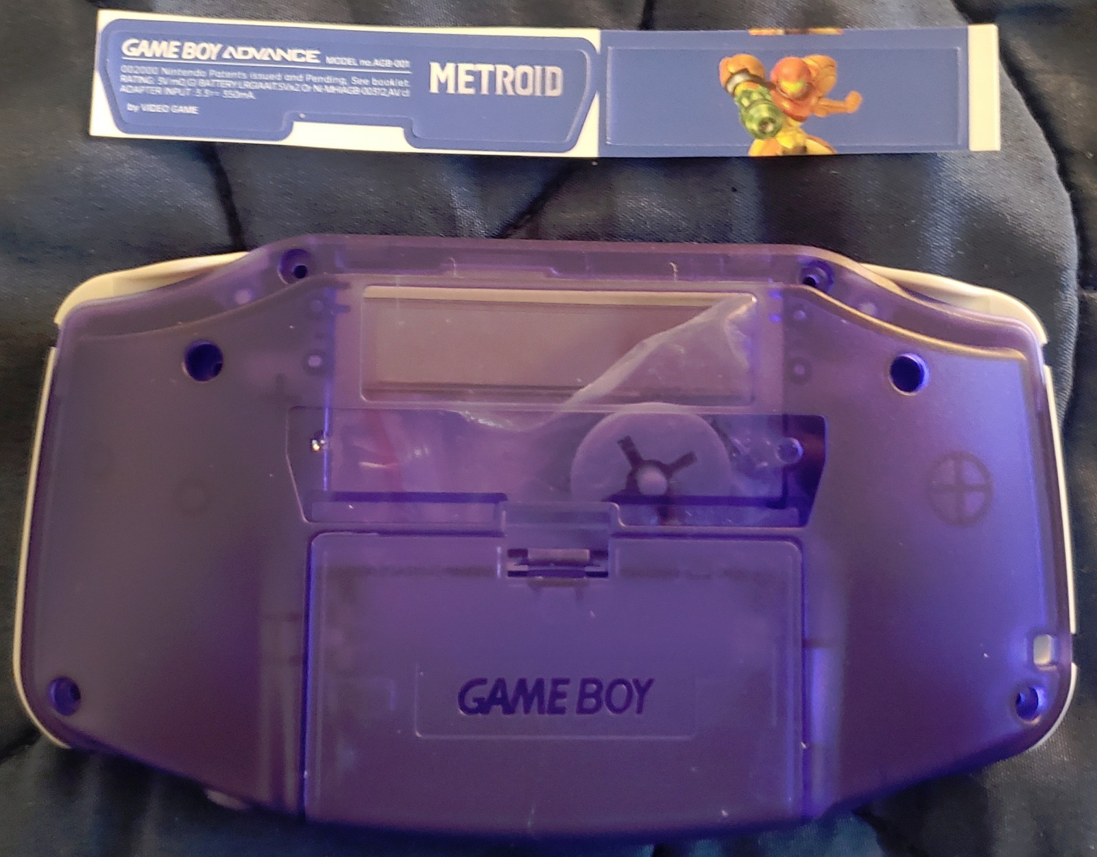 Metroid Samus Aran Complete Full Shell Kit Game Boy Advance Housing GBA New