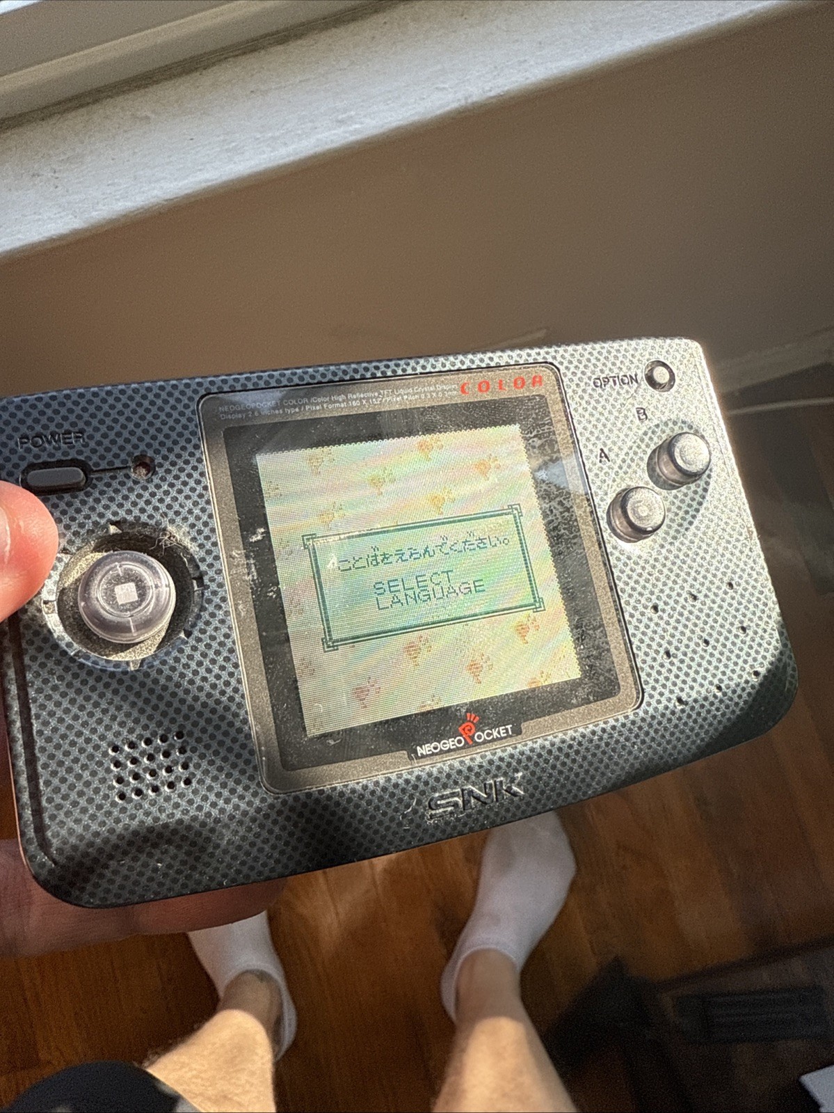 Neo Geo Pocket Color Carbon Black Model Full Size