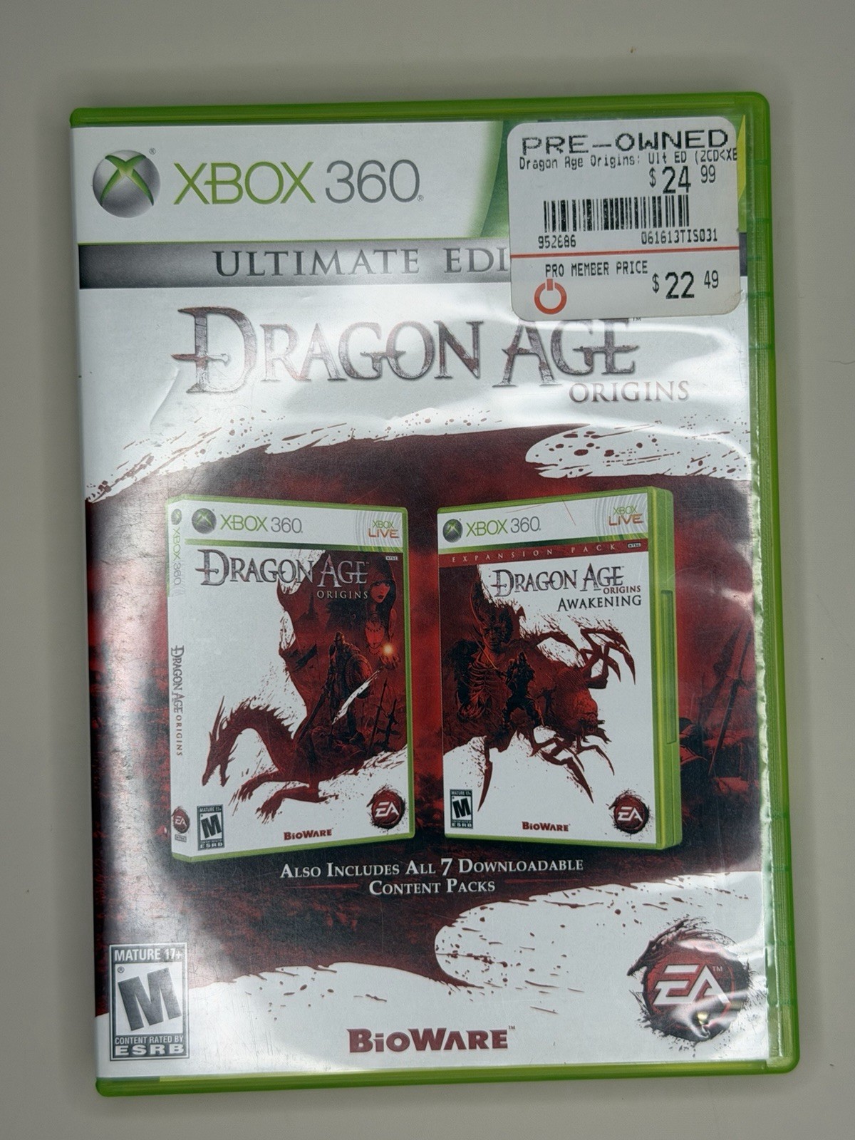 Dragon Age Origins Ultimate Edition And Dragon Age II Xbox 360 – CIB: Combo Pack