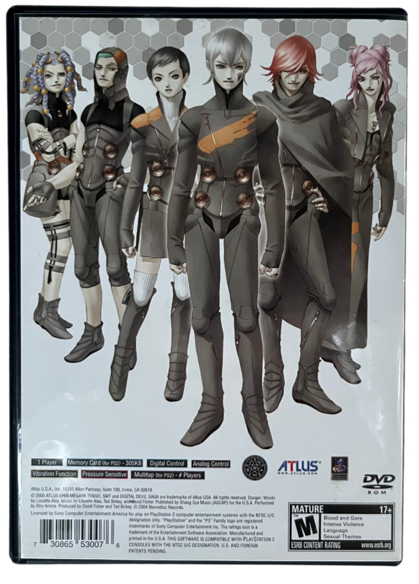 Shin Megami Tensei: Digital Devil Saga (Sony PlayStation 2, 2005) CIB – Tested