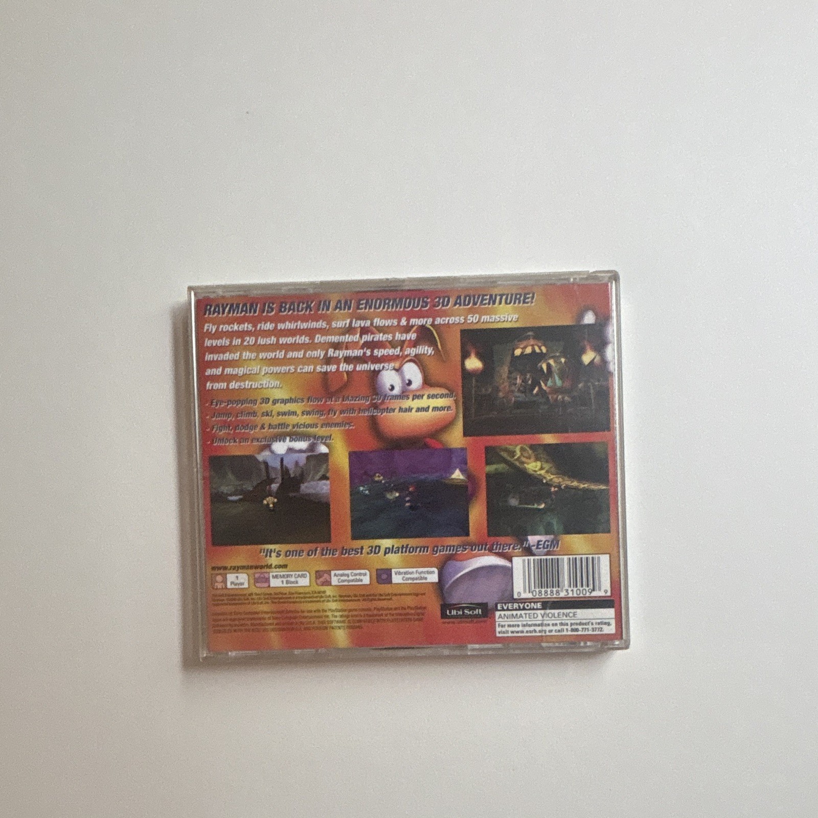 Ubisoft Rayman 2: The Great Escape PS1 Manual Included NTSC-U/C 1999