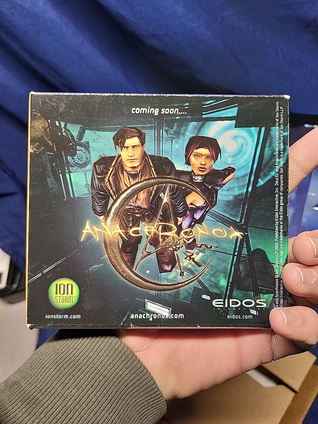 Deus Ex PC CD-ROM Big Box Classic Action RPG Game Ion Storm Eidos 2000