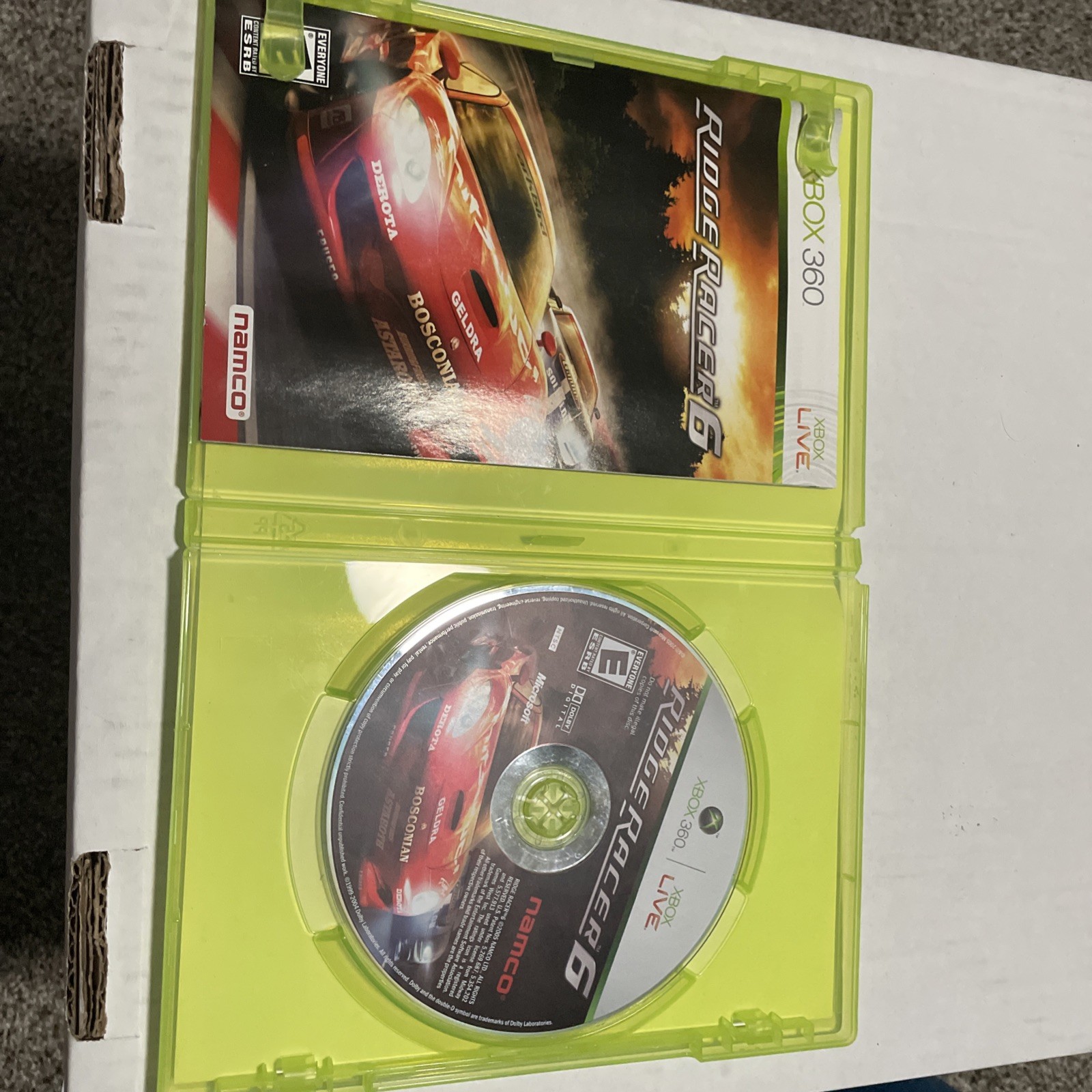 Ridge Racer 6 – Microsoft Xbox 360 – Complete w/ Manual –