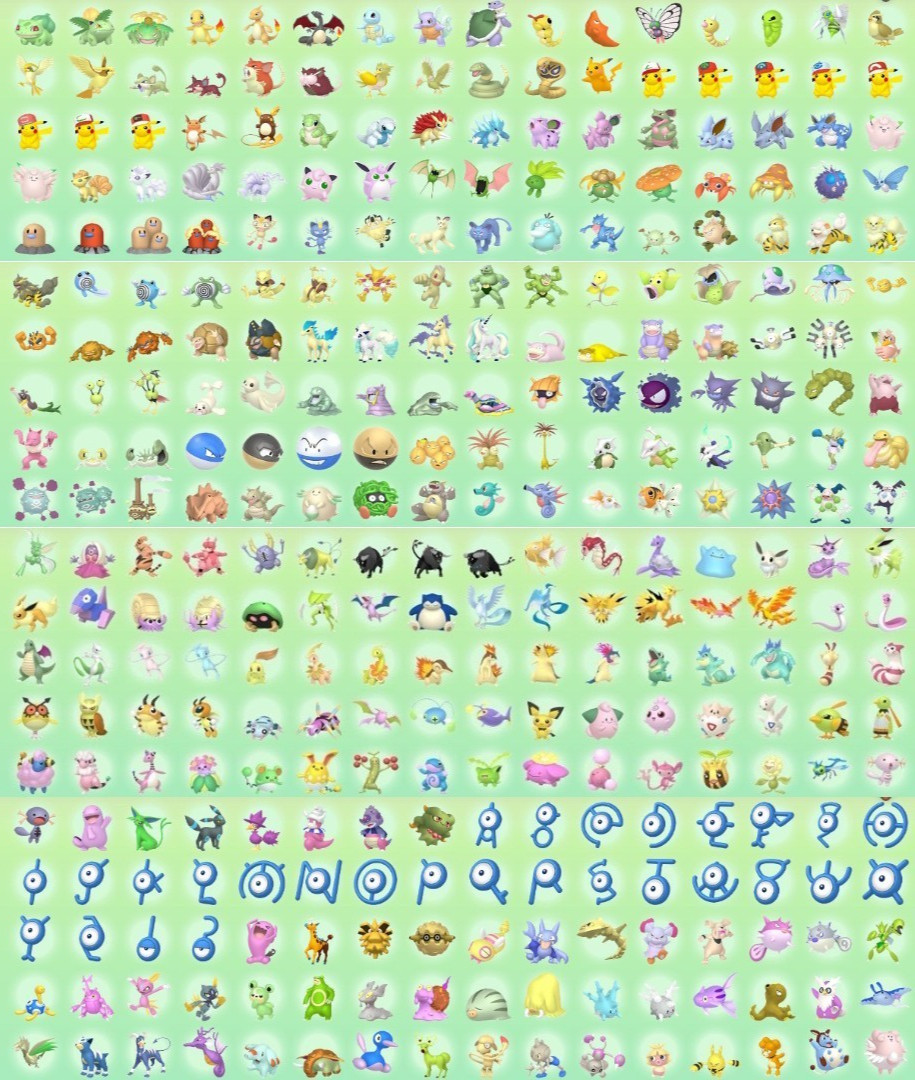 Pokemon HOME Full living dex | Shiny Non-Shiny | +1200 Pokemon