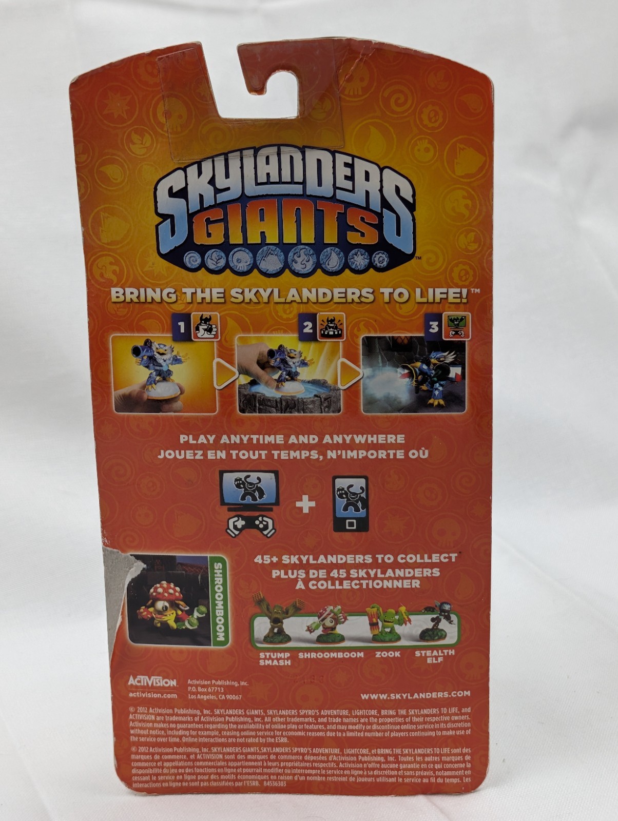 Skylanders Sealed Lot of 5 Funny Bone Scorp Horn Blast Whirlwind Shroomboom NEW