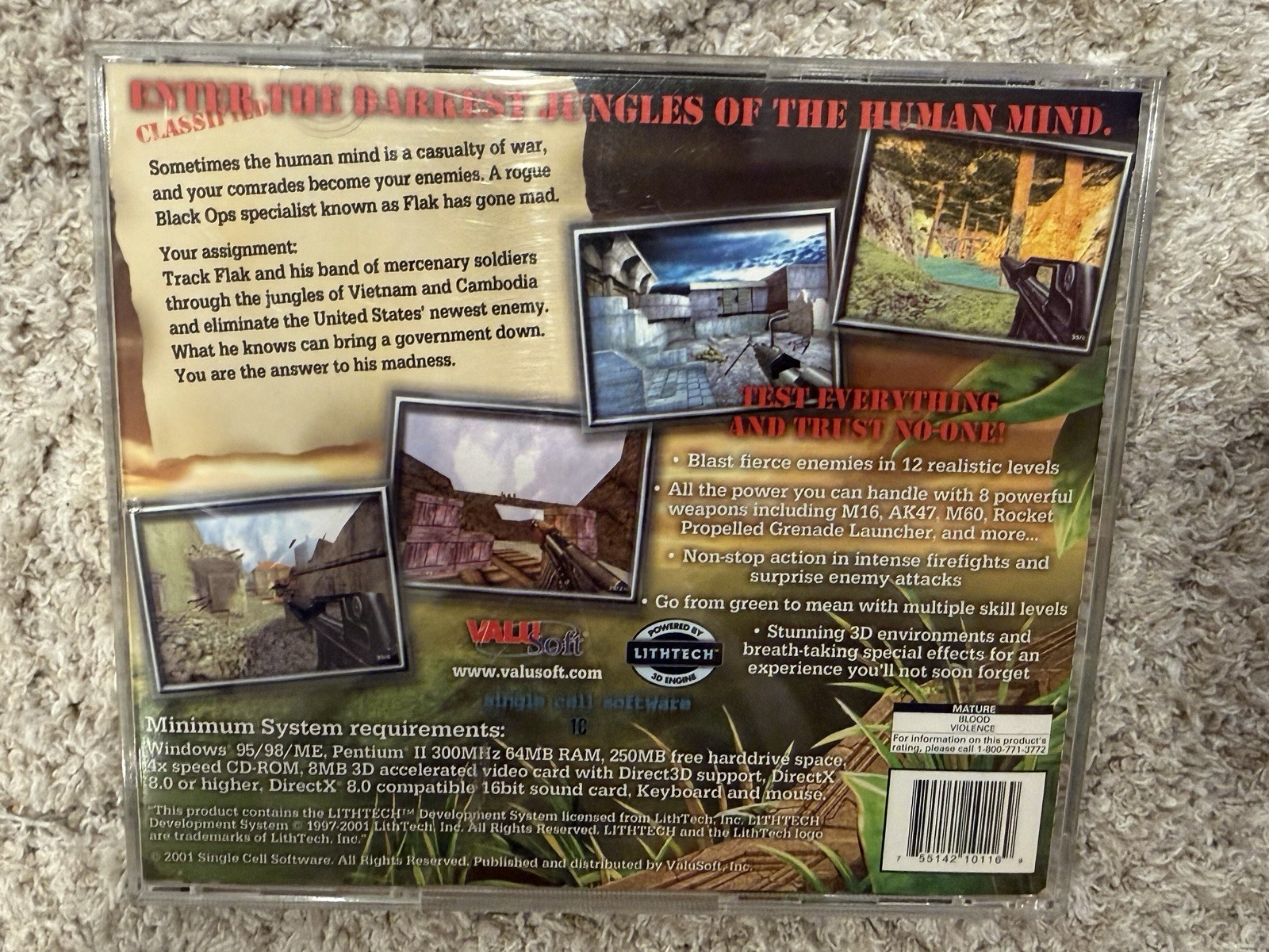 Elite Forces: Vietnam Special Assignment 2 (PC CD-ROM Game, 2001) Windows 95/98