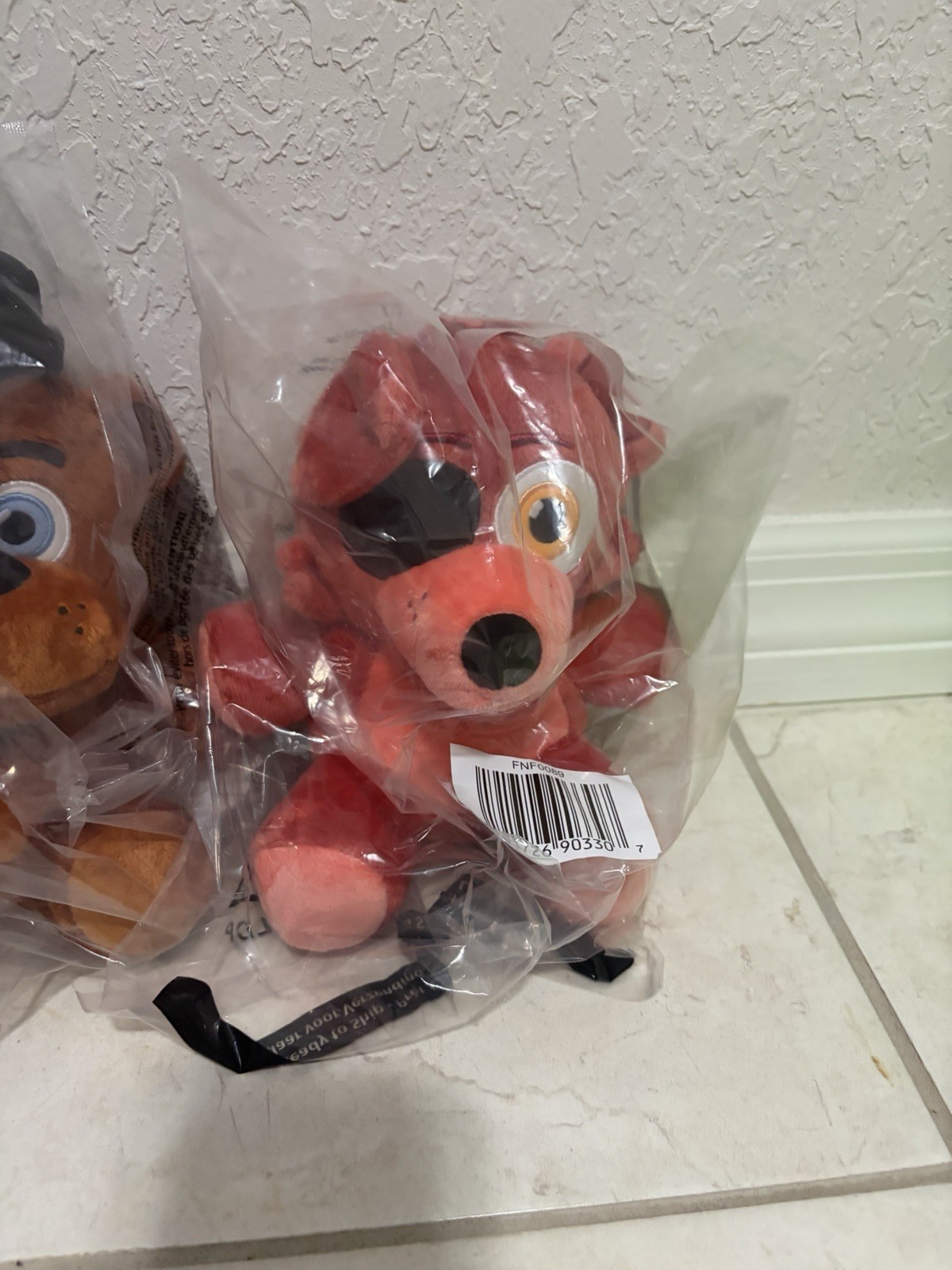 Five Nights at Freddy’s 8” Plush GLOW Eyes 2025 Jazwares FNAF COMPLETE SET of 5