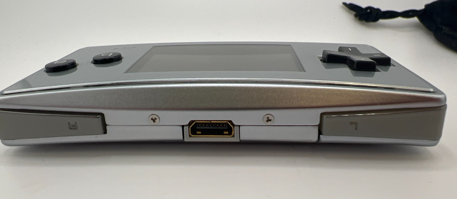 Nintendo Game Boy Micro Silver Console Tested Works Great & Excellent Condition