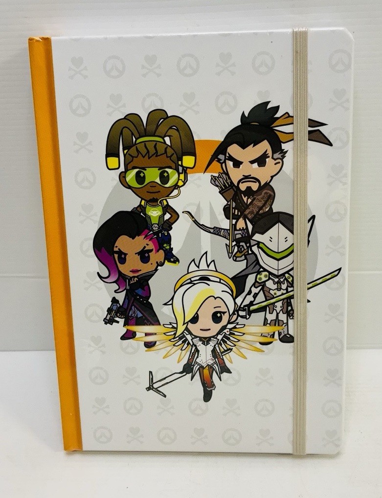 Tokidoki x Overwatch Hardcover Journal Mercy Hanzo Genji Sombra New Sealed