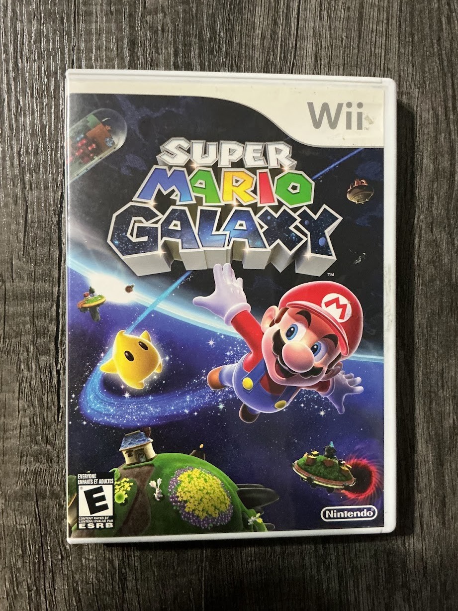 Super Mario Galaxy (Nintendo Wii, 2007) CIB Compete In Box Tested & Working!