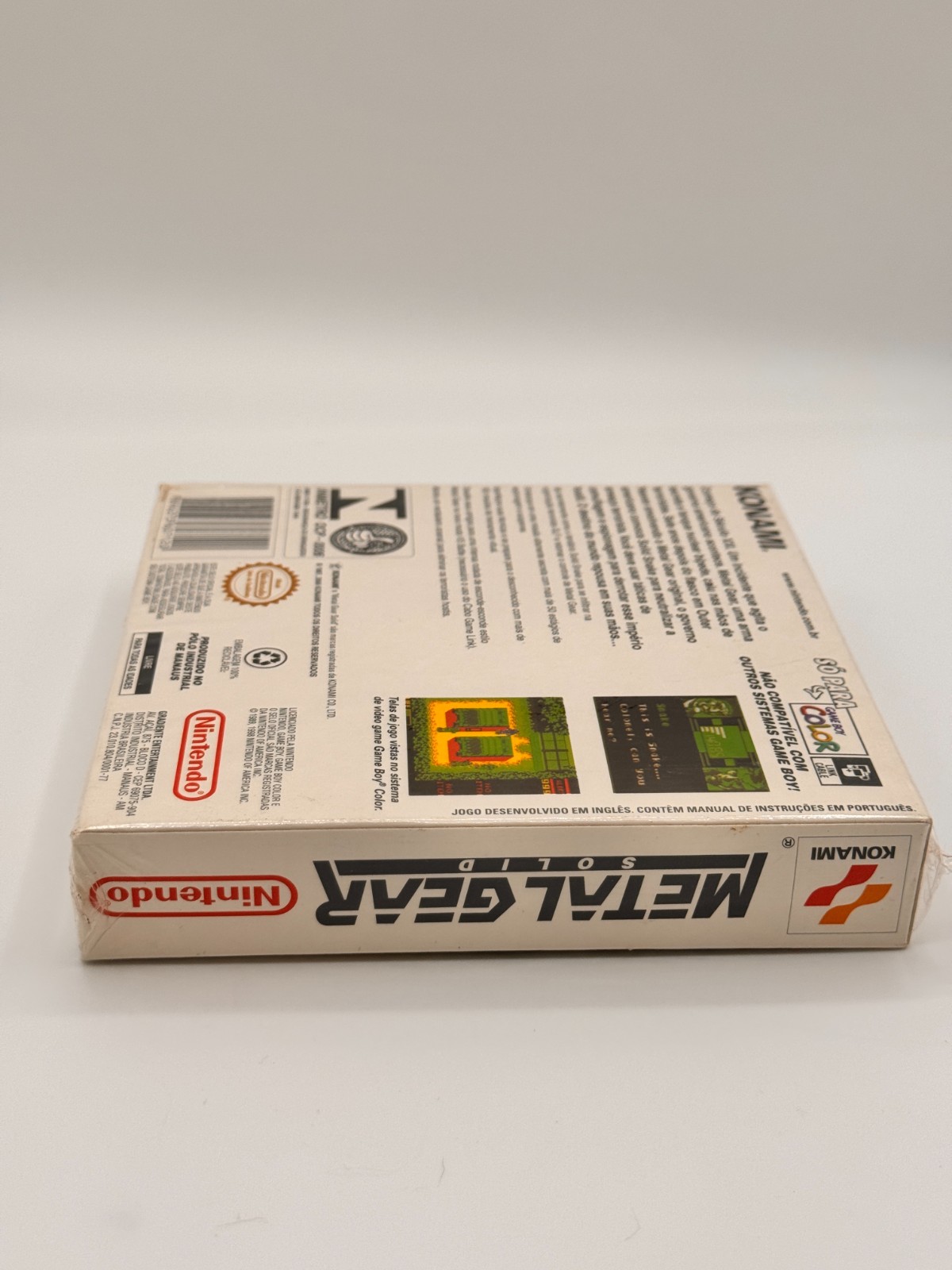 Metal Gear Solid Game Boy Color Gradiente Playtronic Brazil Version Brand New