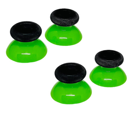 Microsoft Xbox One S X Series 4pc Analog Thumbstick Joystick Green Black 1708