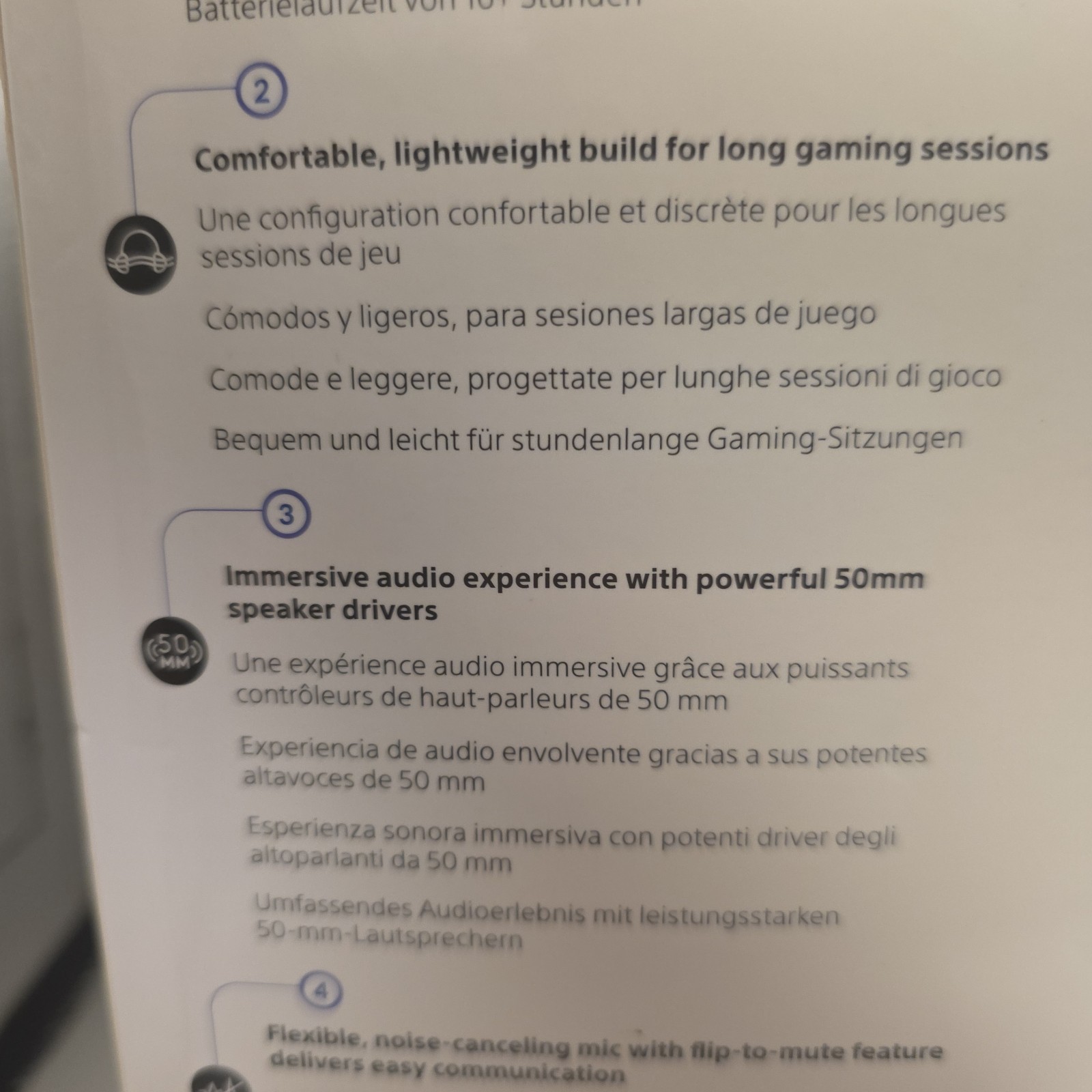 PDP LVL50 Wireless Stereo Gaming Headset PlayStation White NIB Noise Canceling