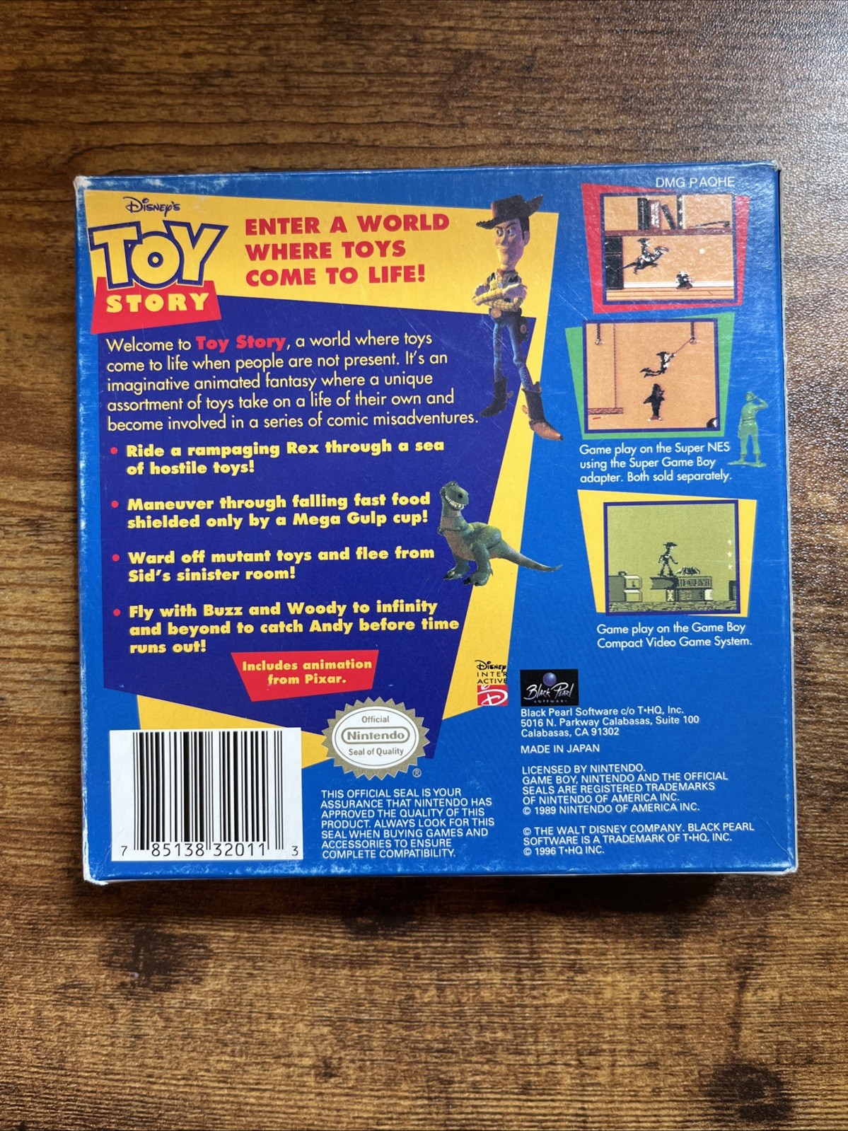 Toy Story – Nintendo Game Boy CIB Complete w/ Manual Tested GB