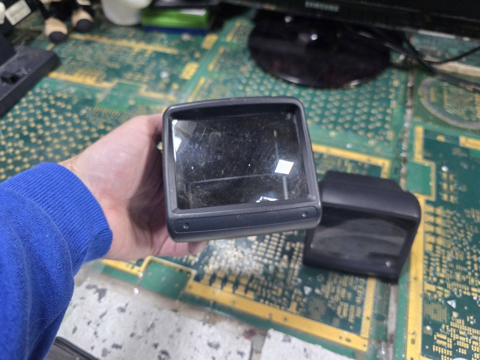 Sega Game Gear EXACT Super Wide Gear Magnifier Attachment x2-Intact w/Scratches
