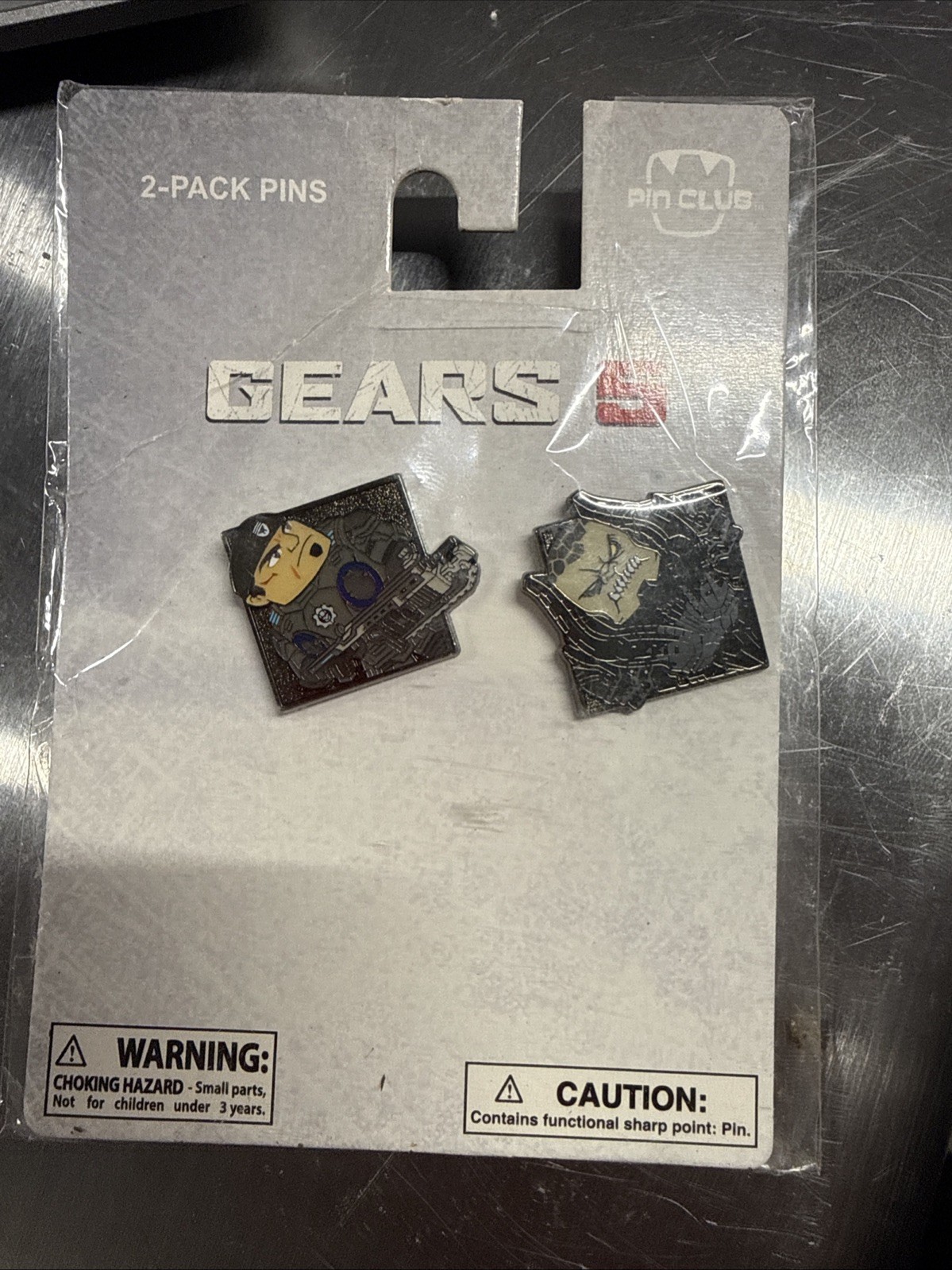 Gears of War 5 Pin Club Pin Set NEW Marcus fenix & General RAAM