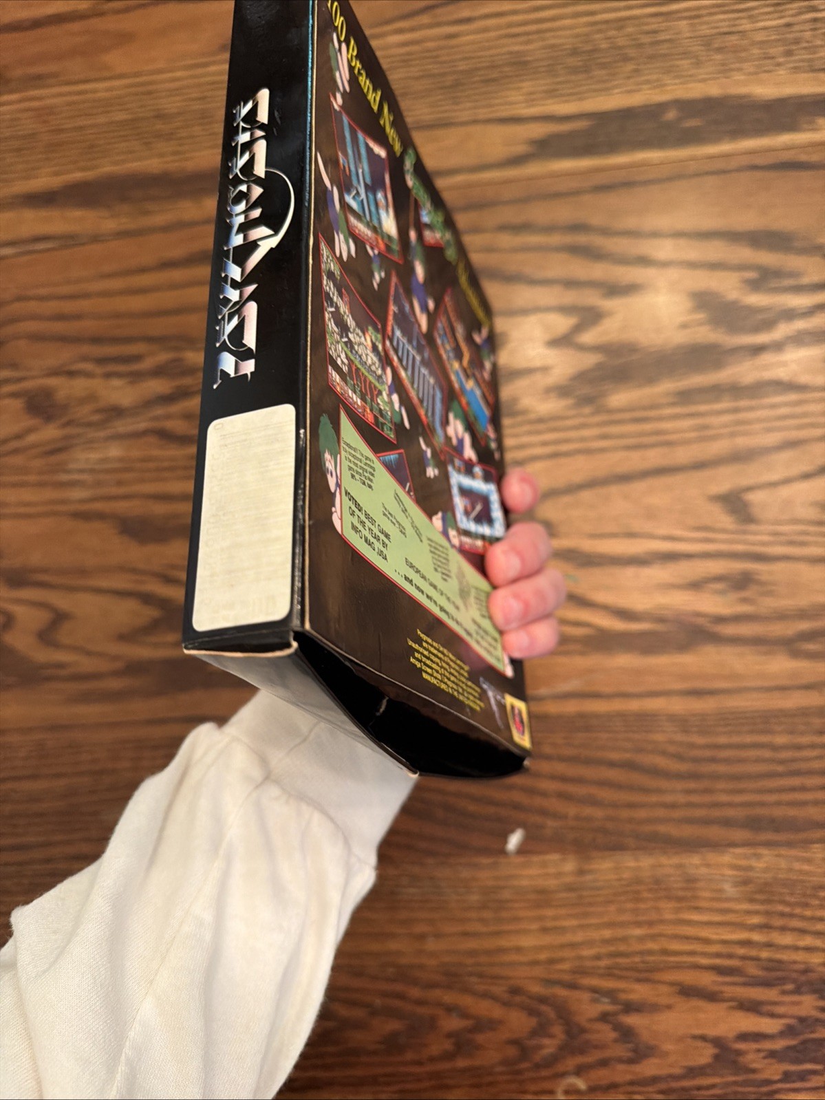 1991 Lemmings Game IBM PC Big Box 5.25” Disks with Manual and Box RARE GUC