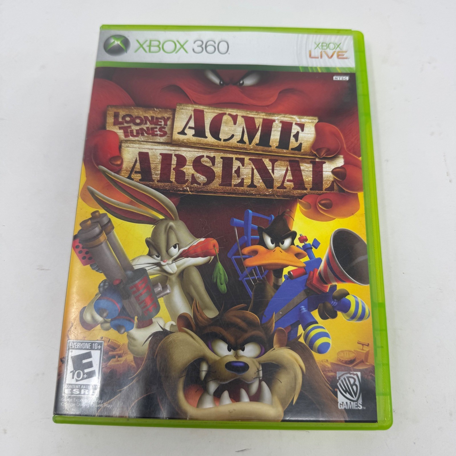 Looney Tunes Acme Arsenal Xbox 360 Action Adventure Game Warner Bros WB 2007