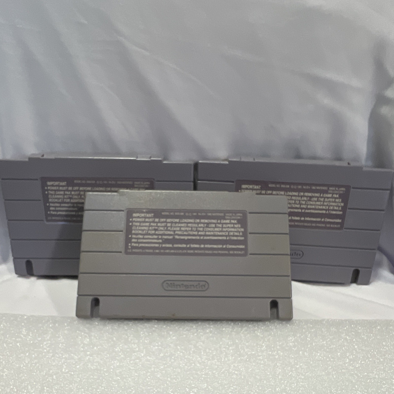 Nintendo Puzzle Game Lot Yoshi’s Cookie Tetris Super Nintendo SNES NTSC-U/C