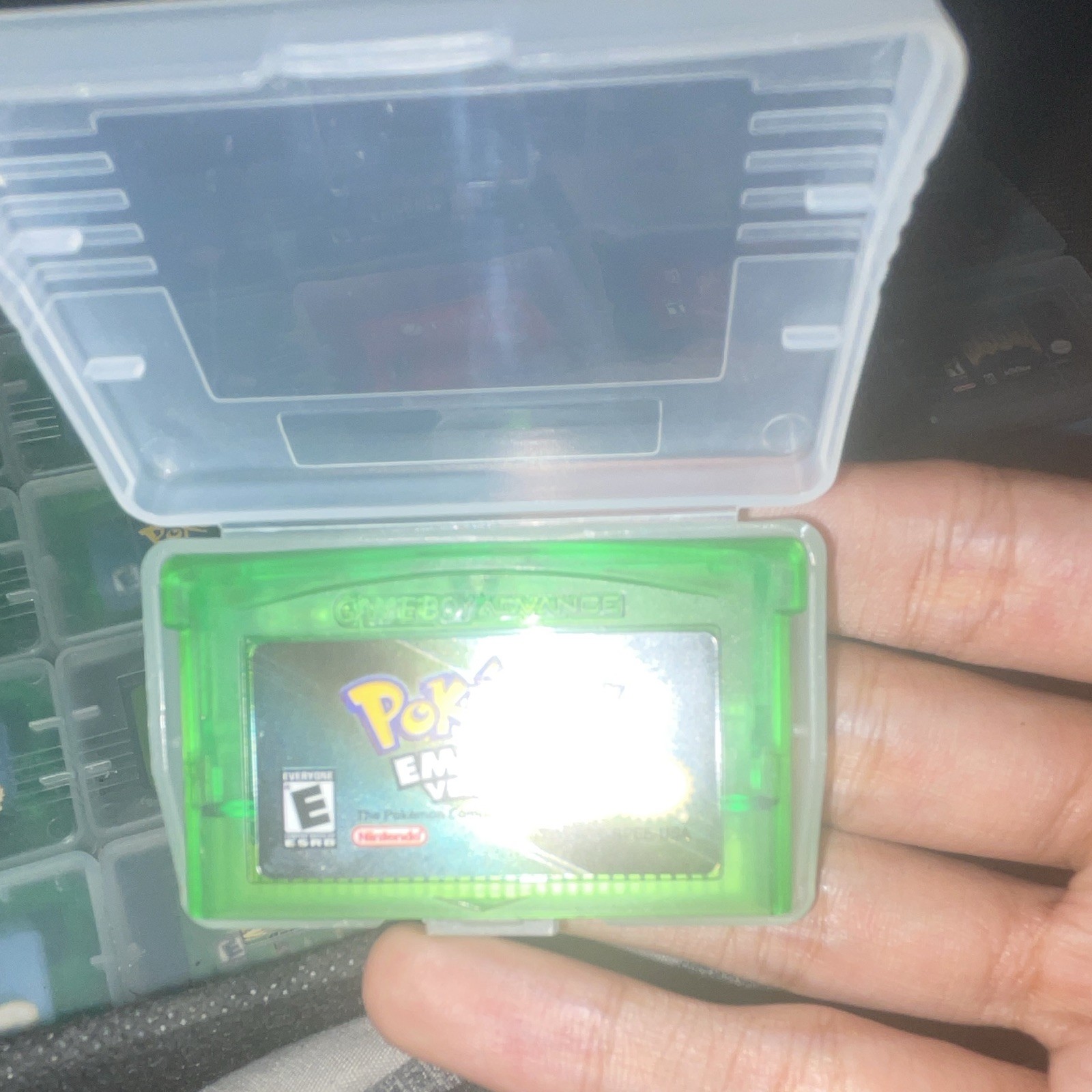 Nintendo Game Boy Advance Cartridge Game Lot Pokémon Emerald, Doom II, Metroid +