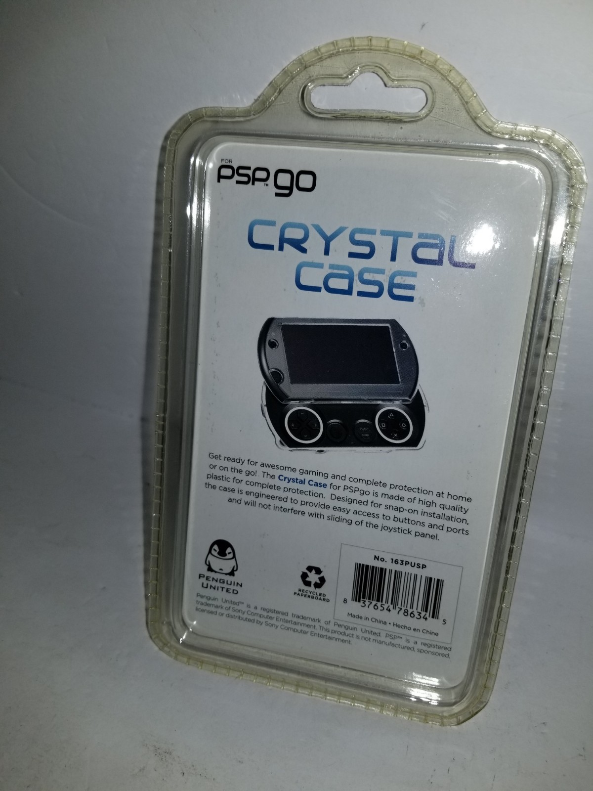 BRAND NEW Sealed Transparent Crystal Clear Hard Shell Skin Case Cover For PSP Go