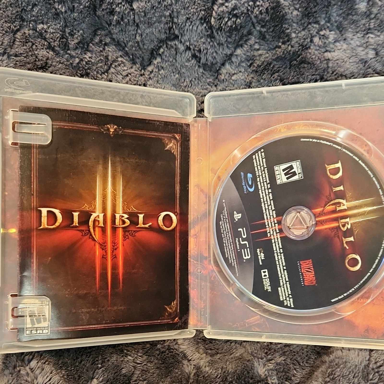 Blizzard Entertainment Diablo III PlayStation 3 Action Role Playing Manual