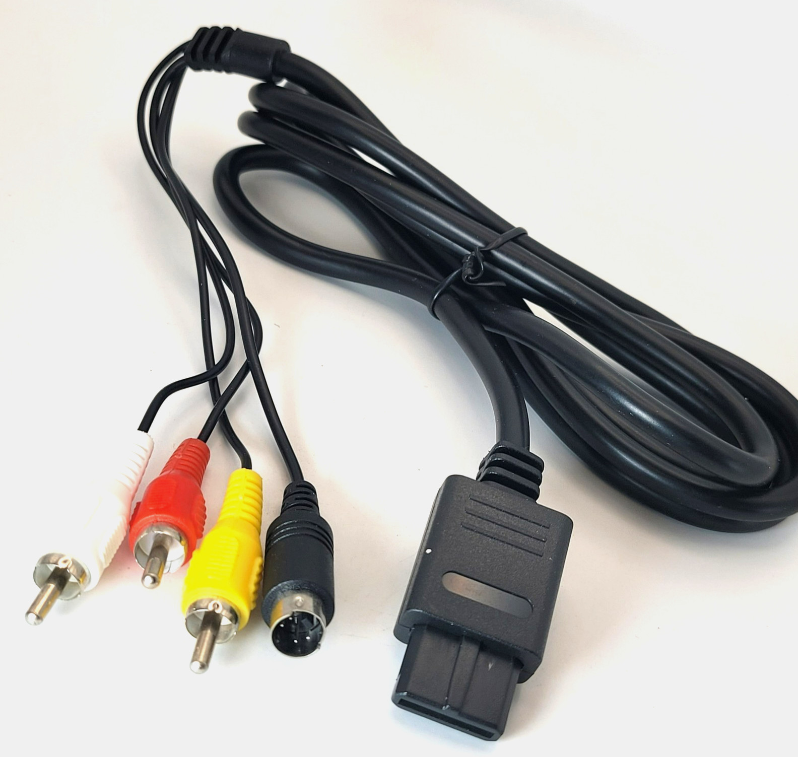N64 SNES Gamecube S-Video A/V Composite Audio Video Stereo Cable Cord (6 Feet)