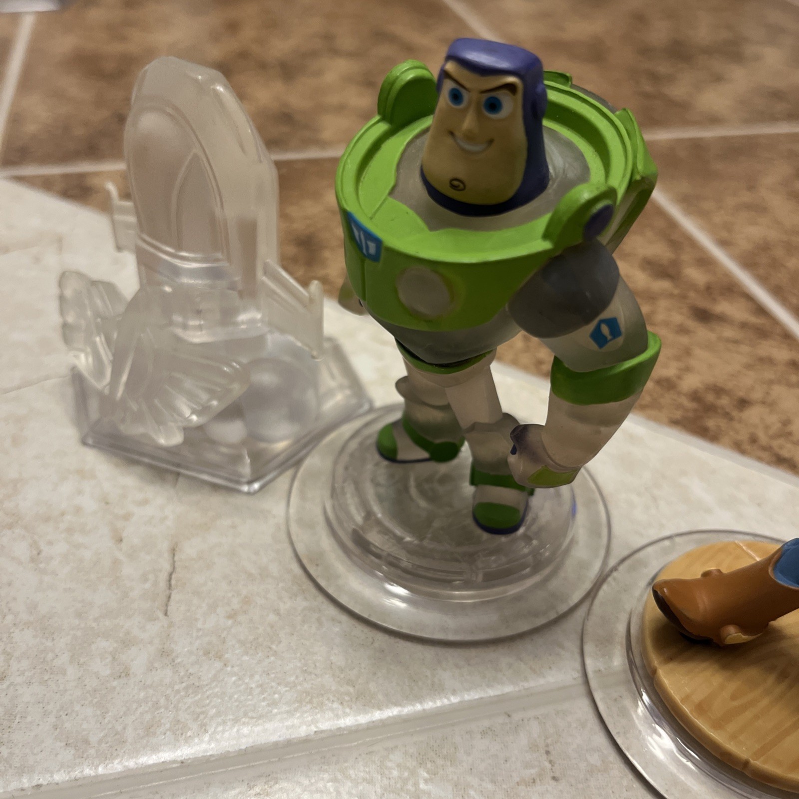 DISNEY INFINITY 1.0 Toy Story Buzz Lightyear Jessie Woody Crystal Lot Of 4