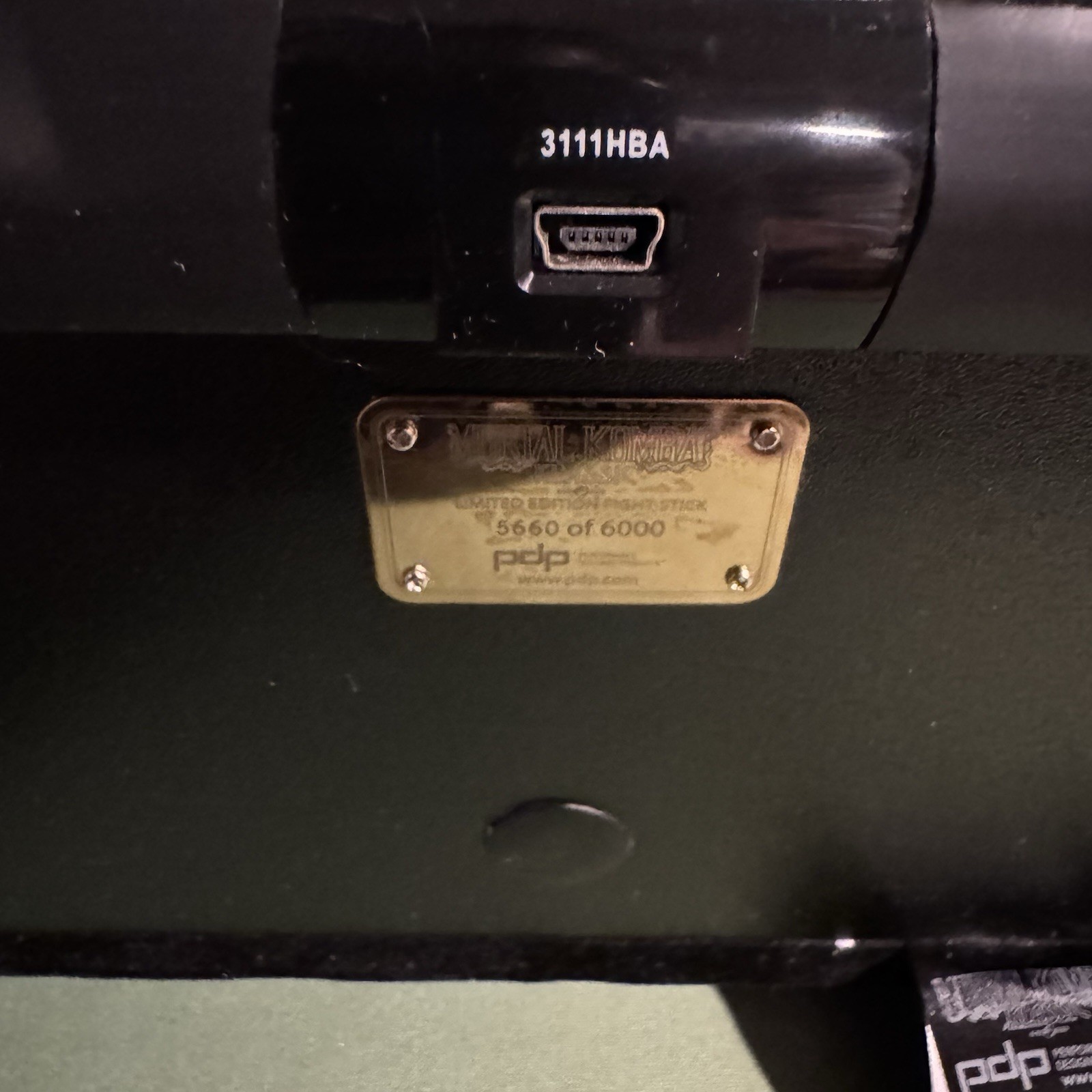 PDP Mortal Kombat Limited Edition Arcade Fight Stick #5660 of 6000 RARE – PS3