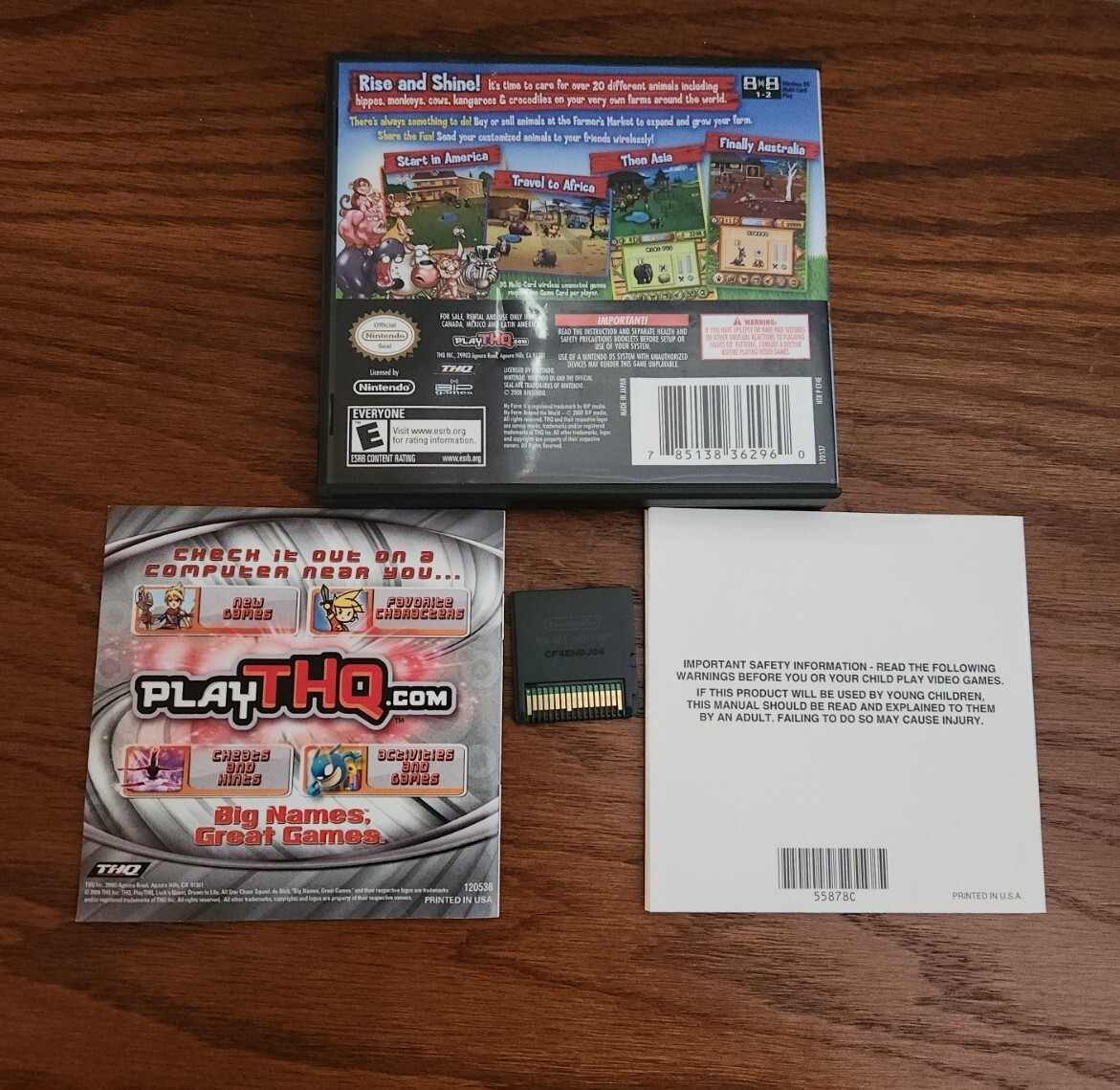 My Farm Around The World Nintendo DS – Complete CIB