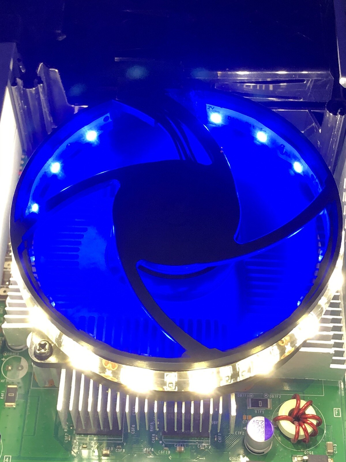 Xbox 360 Led Fan, or RGB LED App, Single Plug & Play LED FAN ONLY/Send In, Read
