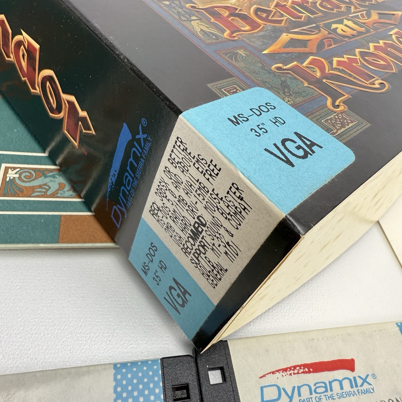 Betrayal at Krondor PC 3.5″ Disk 1993 RPG Adventure Dynamix Game. Fully Complete