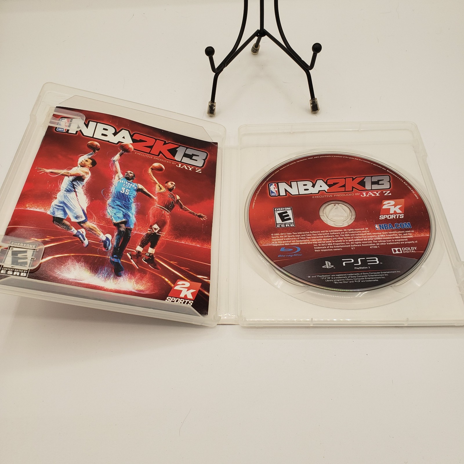 NBA 2K13 Sony PS3 PlayStation 3 Kevin Durant Derrick Rose JAY Z No Scratches