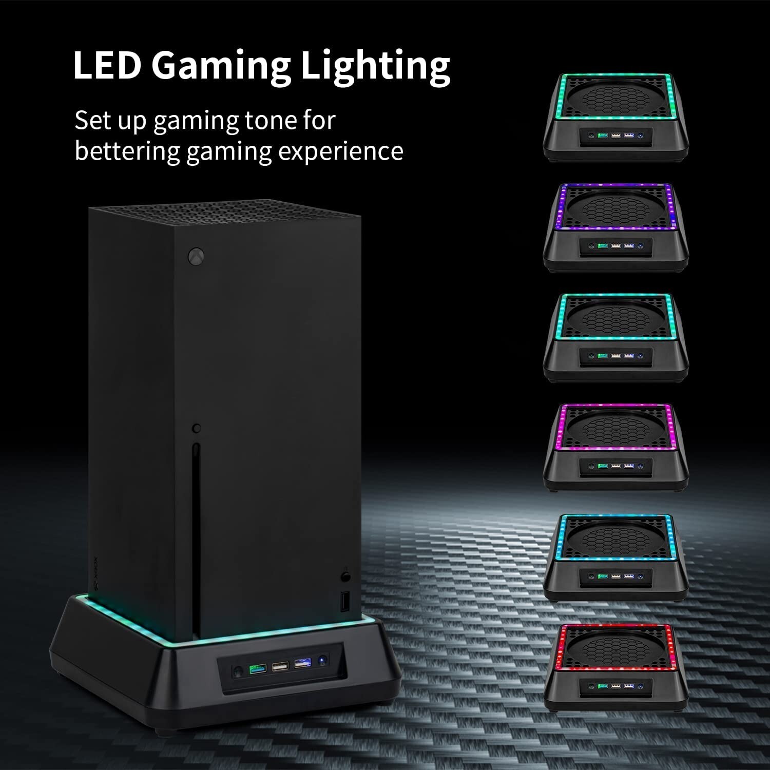 USB Cooling Fan Vertical Stand Cooler Accessories For Xbox Series X Game Console