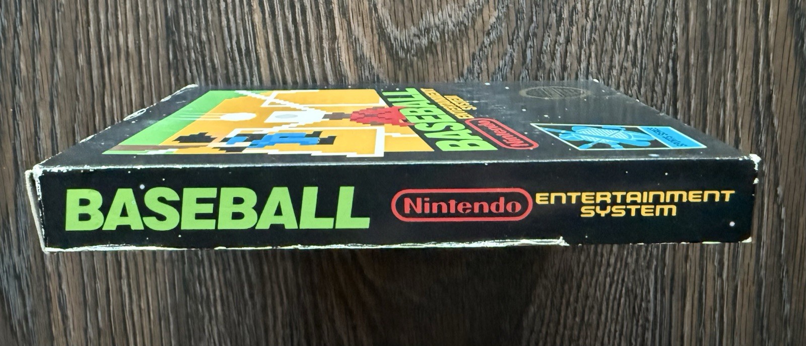 Baseball Complete in Box CIB Hangtab No Code EARLY PRINT (Nintendo, NES 1985)🔥