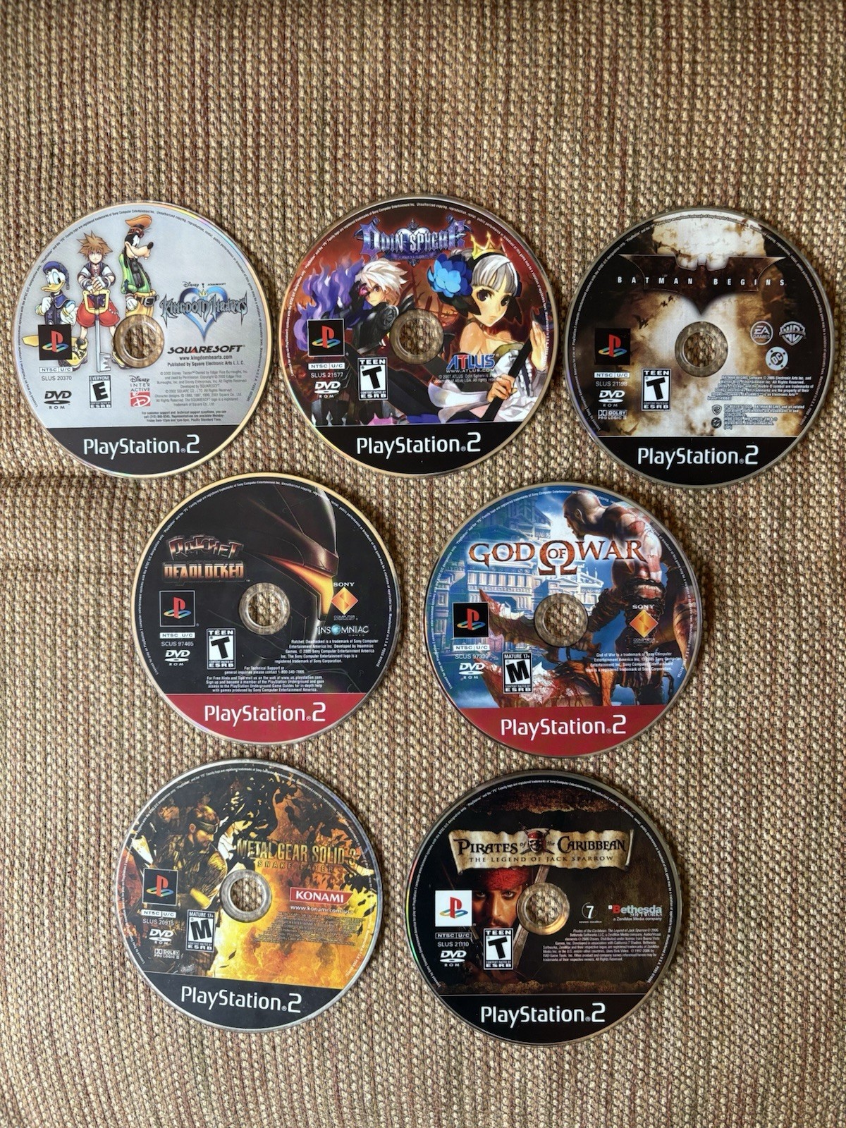 Classic Ps2 Games (God of War, Odin Sphere, Kingdom Hearts, Ratchet, Etc.)