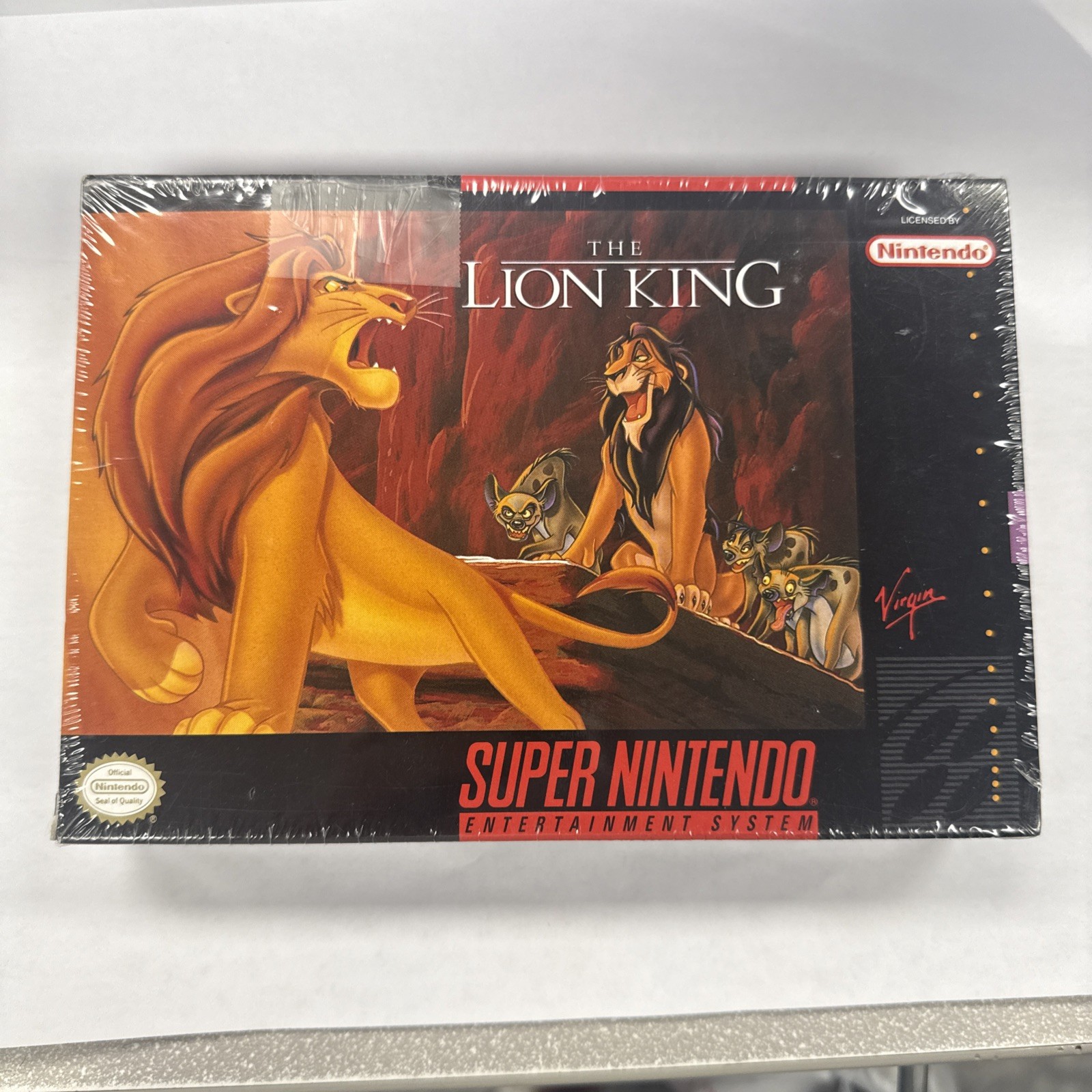 Lion King Super Nintendo SNES NEW in Box Factory Sealed hole In Plastic taped