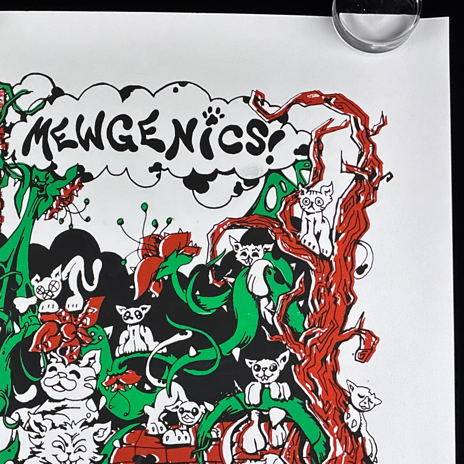 Official Ridiculon Mewgenics Limited Edition Run Screen-Print Poster Exclusive