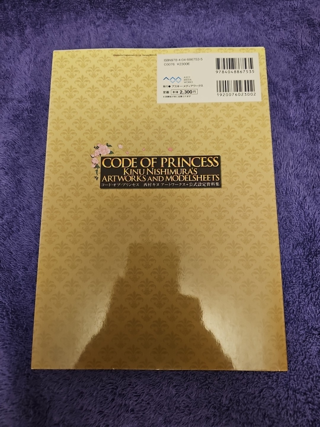 CODE OF PRINCESS Official Art Works KINU NISHIMURA 3DS Book 2012 US Seller