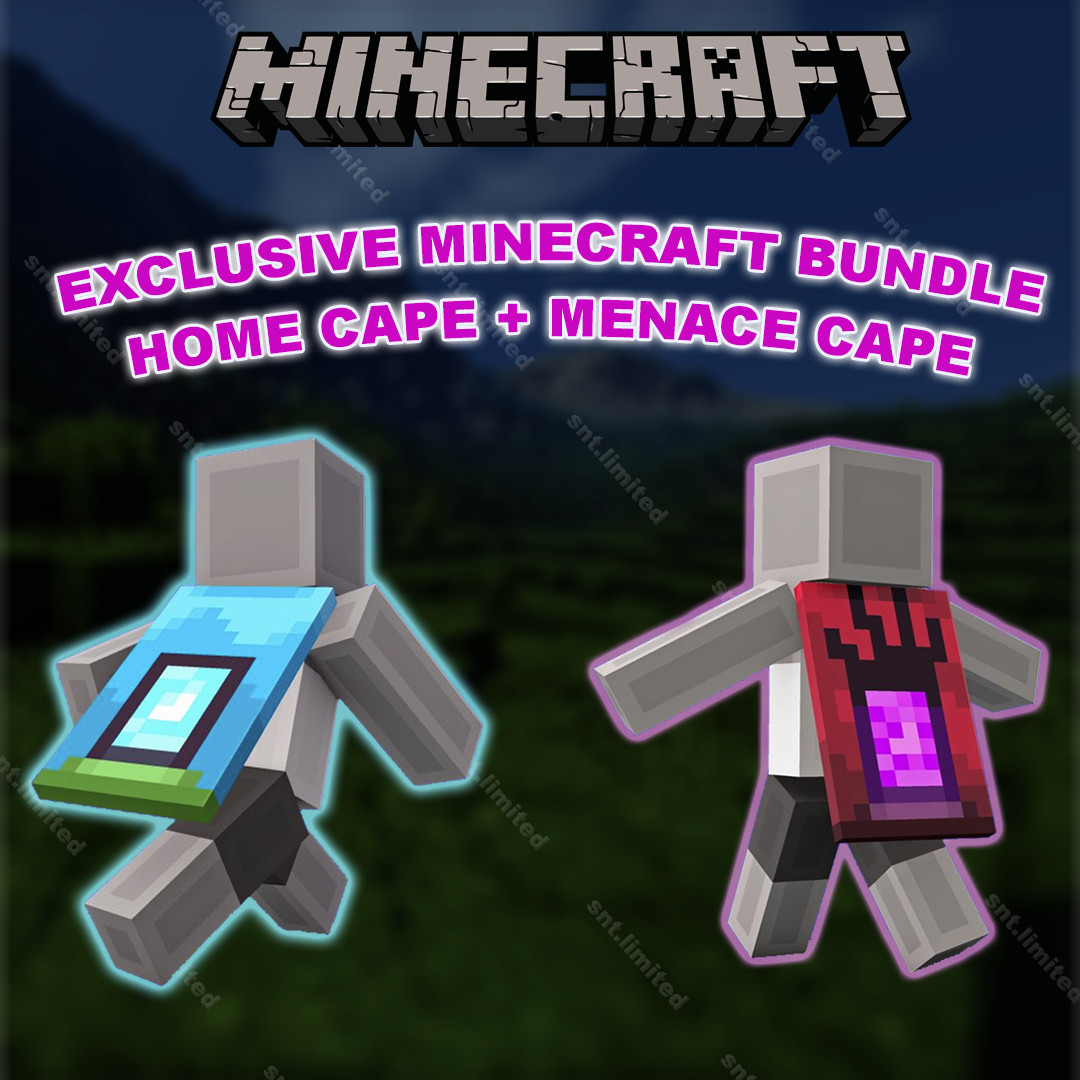 Minecraft – Home Cape | Menace Cape – Java & Bedrock (PC XBOX PSN Switch)