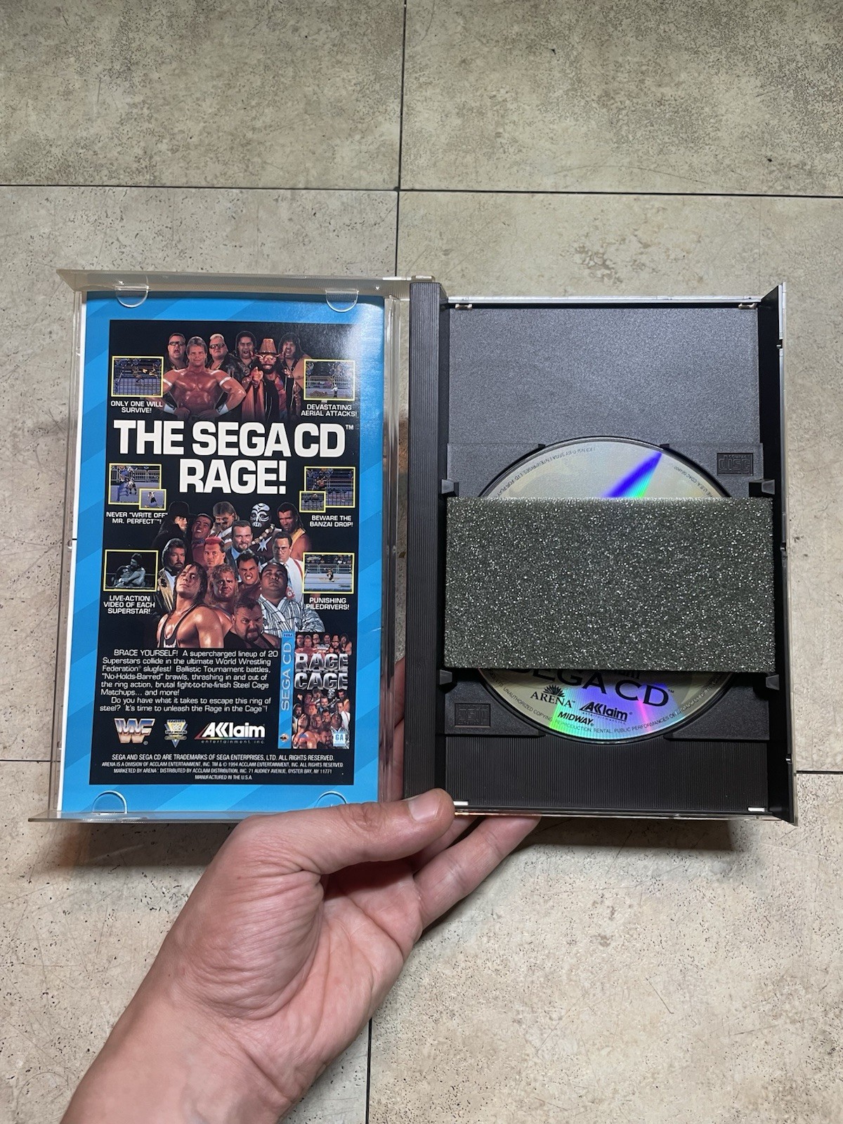 Mortal Kombat SCD Sega CD CIB With Manual & Foam / Inserts Good Condition
