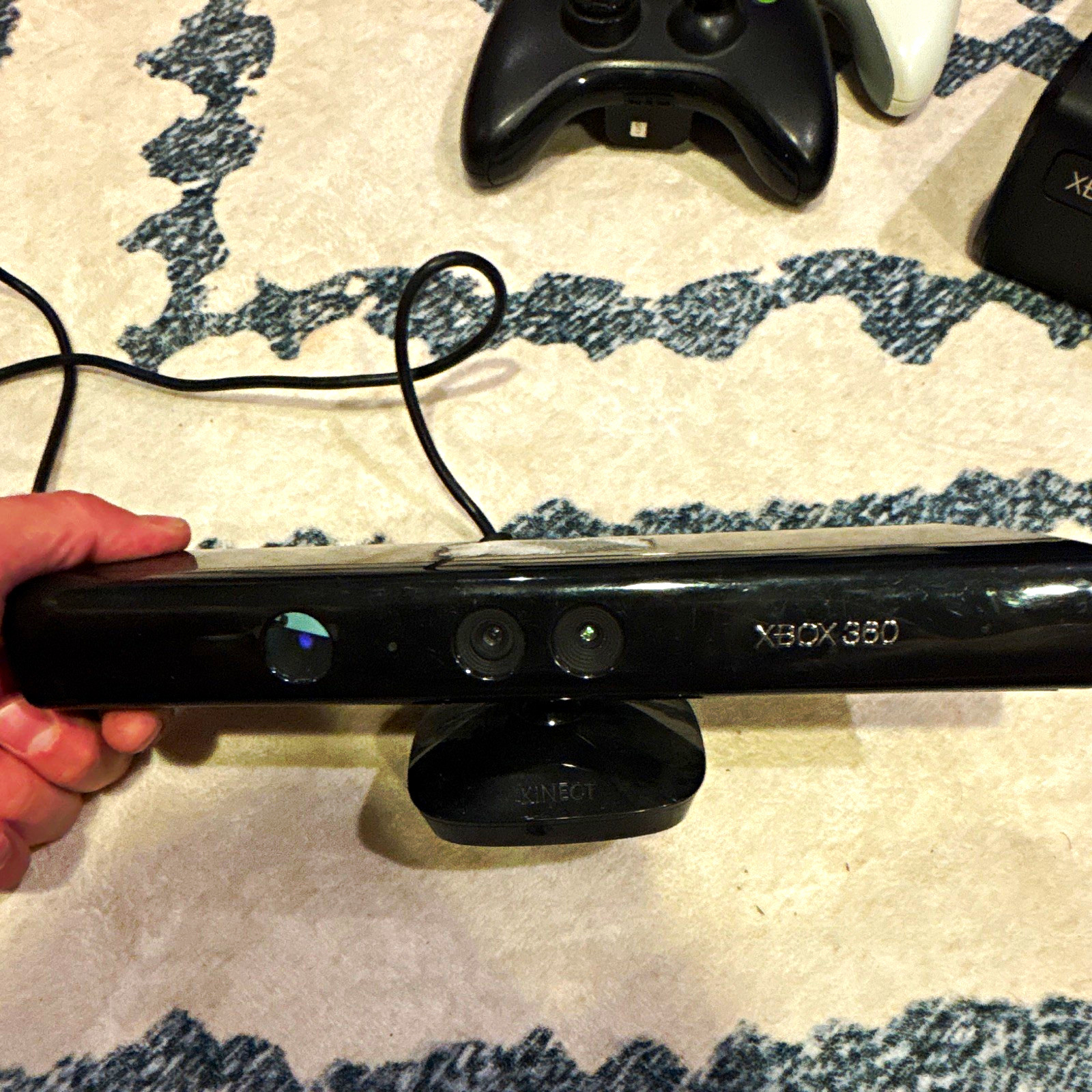 Microsoft Xbox 360 Kinect Motion Sensor/Camera Wired Black Built-In Camera
