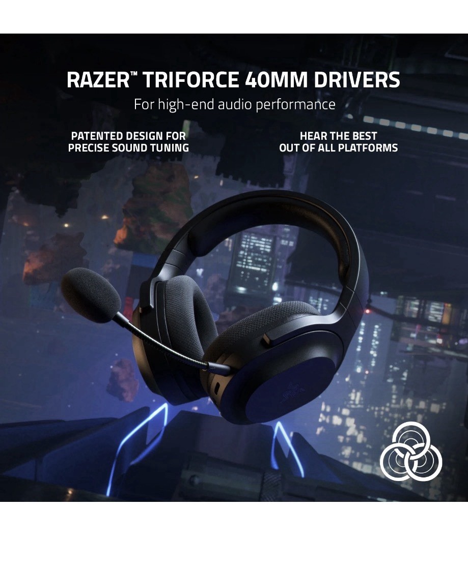 Razer Barracuda X Wireless Gaming Headset – Black (RZ0404430100R3U1)